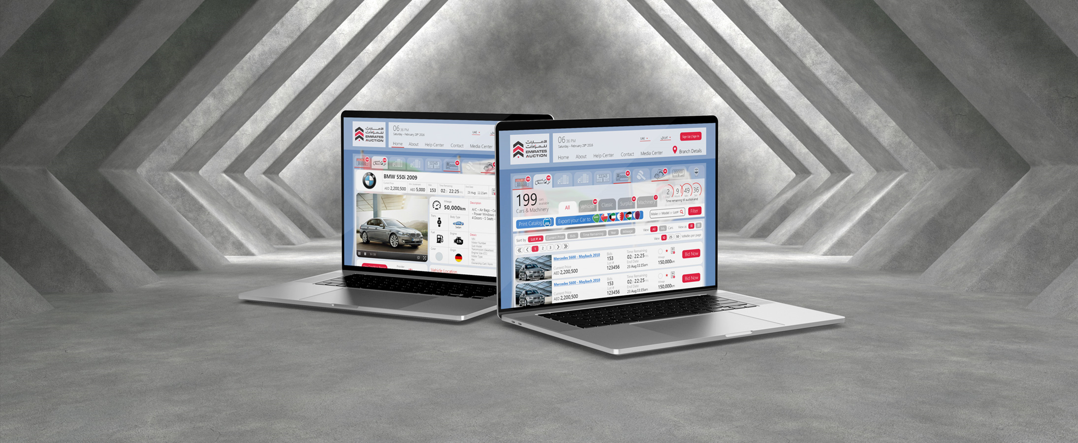 The First Online Auction for Vehicles and Equipment