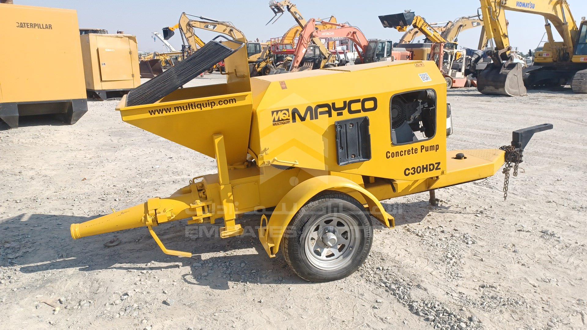 2011 UNDEFINED CONCRETE PUMP VIN: 240718