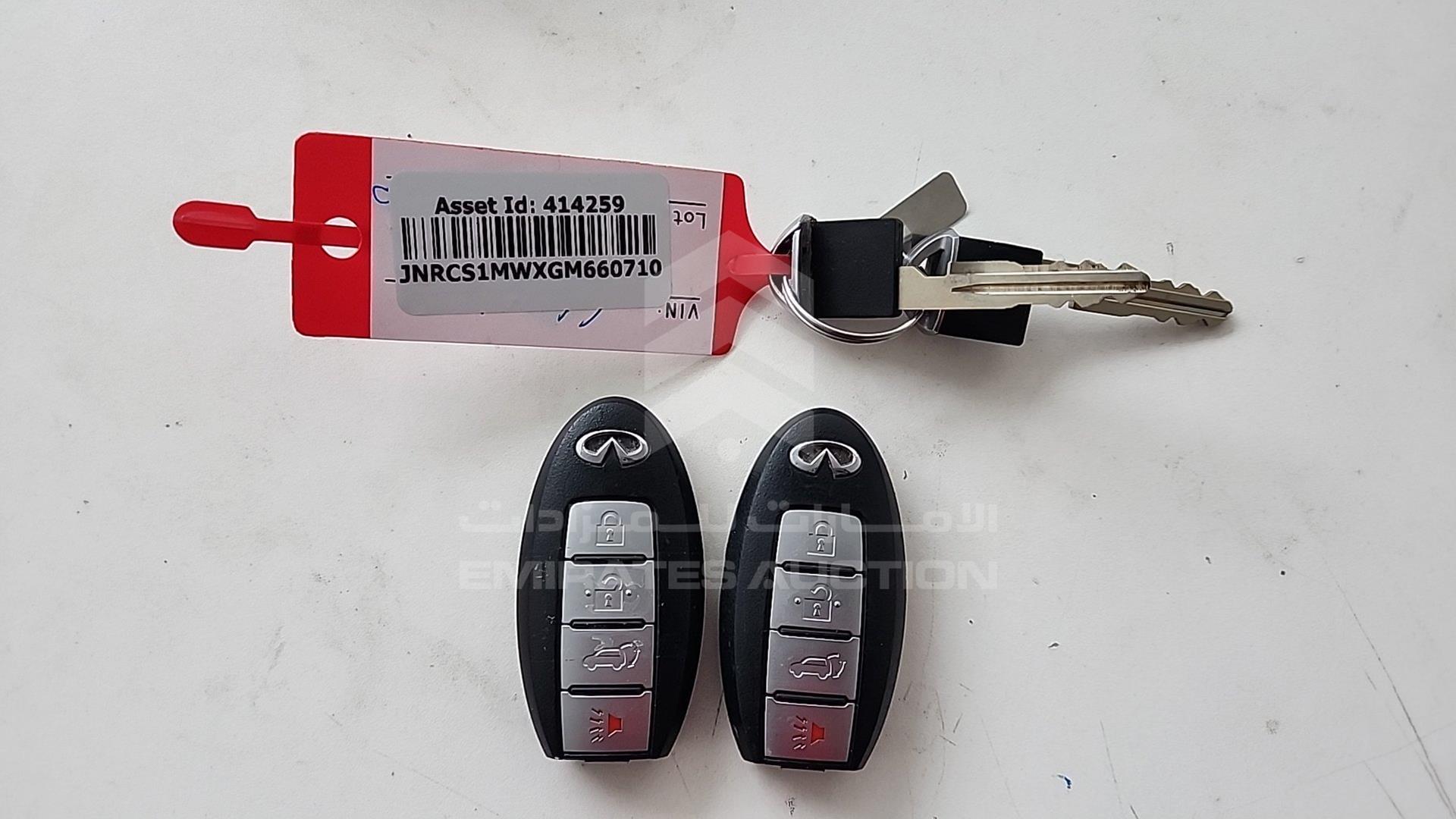 2016 INFINITI QX 70 VIN: JNRCS1MWXGM660710