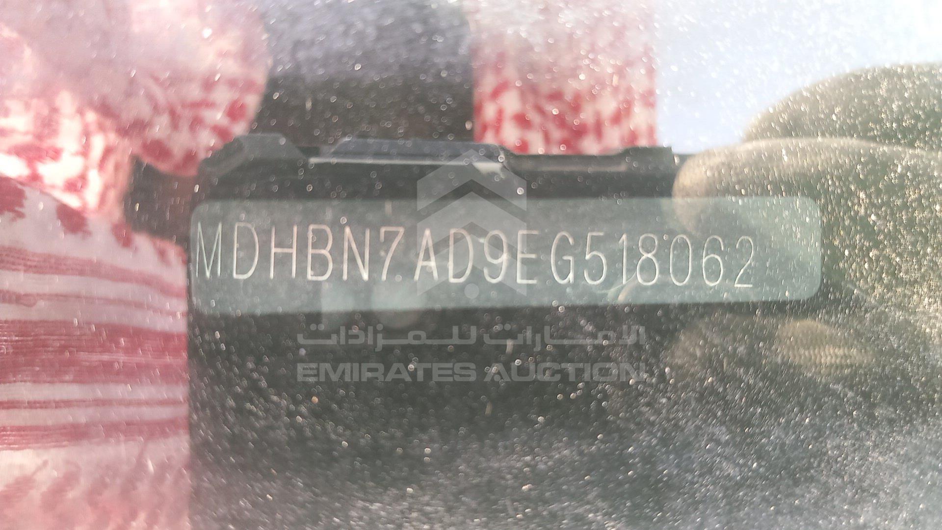 2014 NISSAN SUNNY VIN: MDHBN7AD9EG518062
