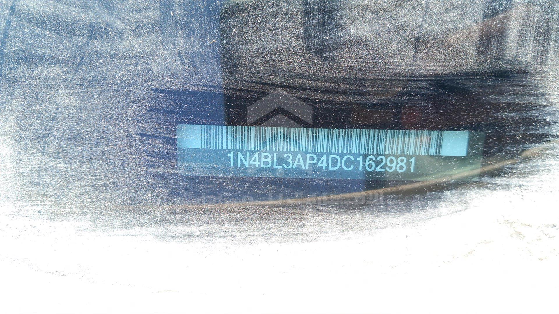 2013 NISSAN ALTIMA VIN: 1N4BL3AP4DC162981
