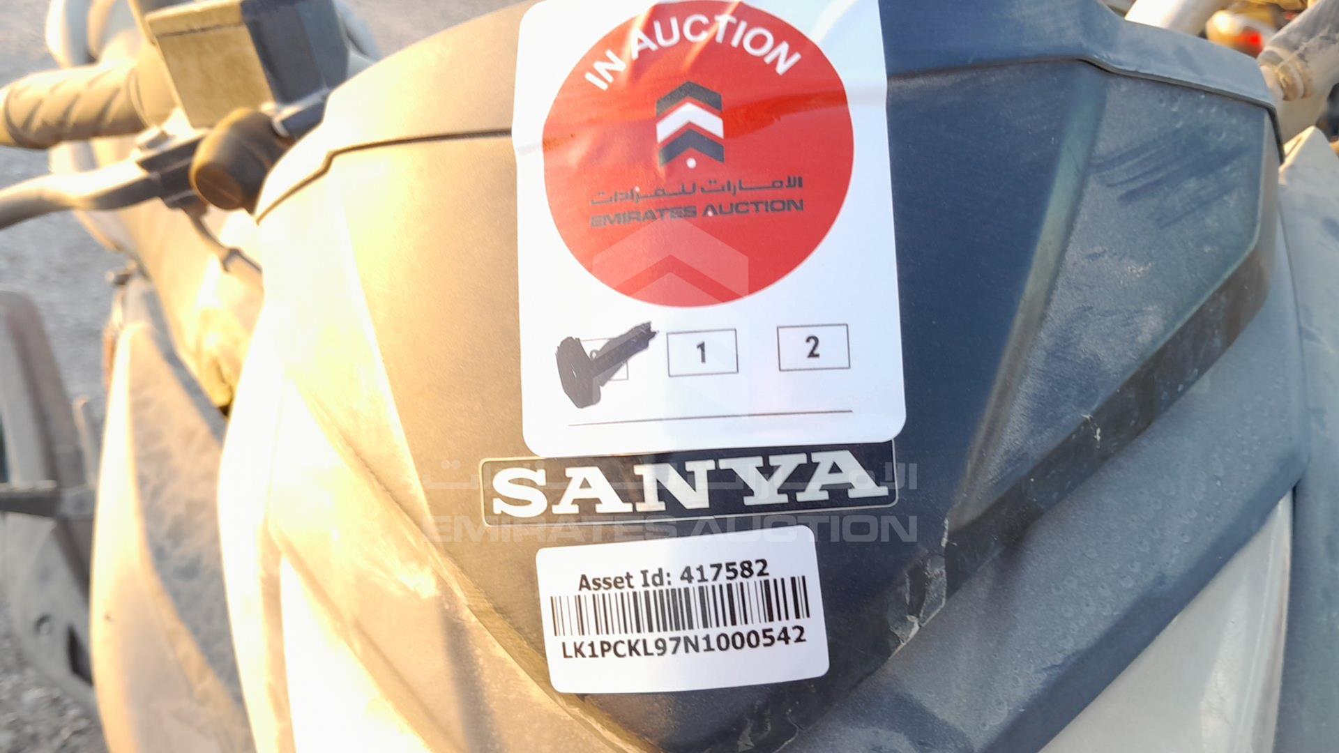 2023 SANYA SY150T VIN: LK1PCKL97N1000542
