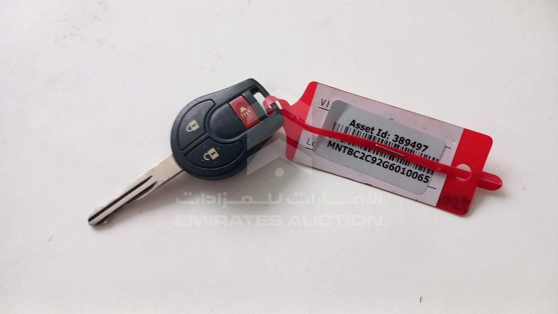 2016 NISSAN TIIDA VIN: MNTBC2C92G6010065