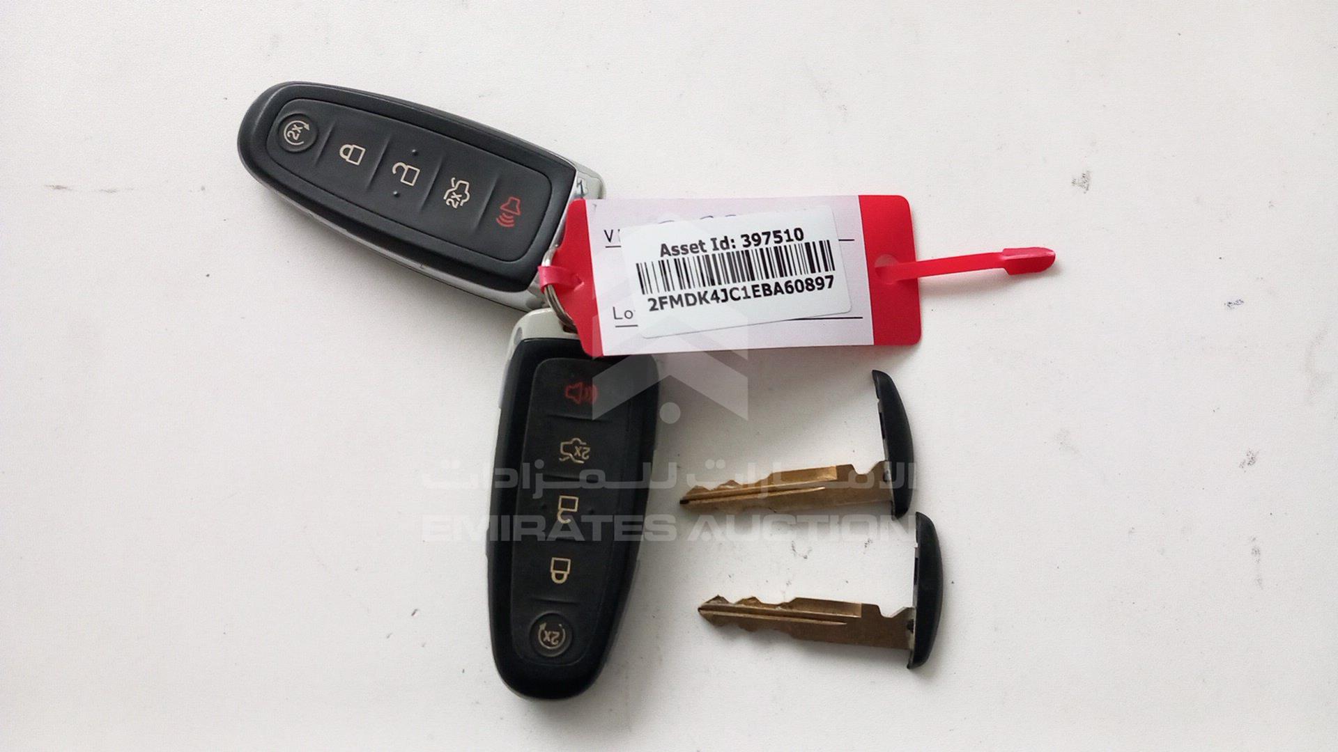 2014 FORD EDGE VIN: 2FMDK4JC1EBA60897