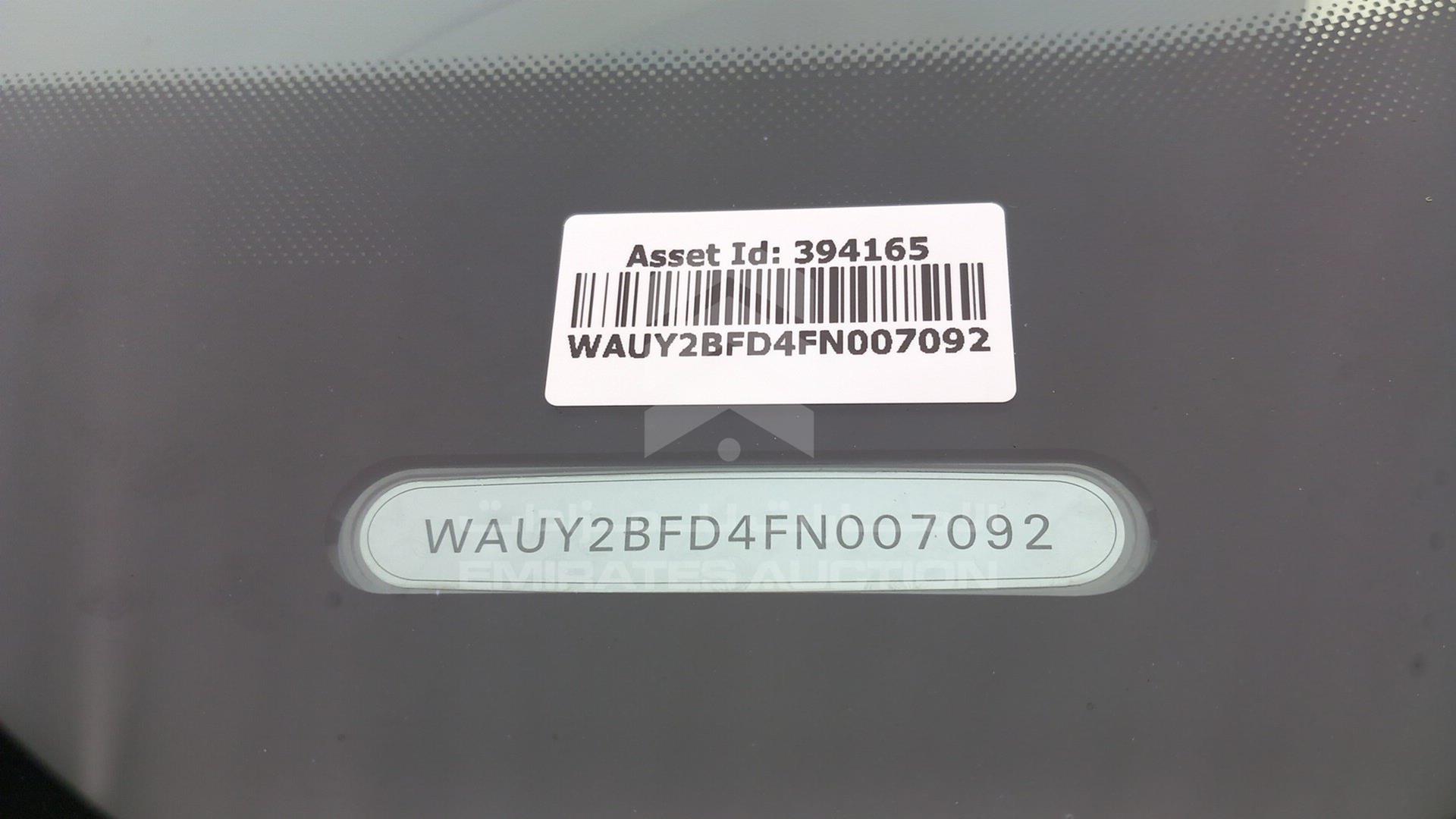 2015 AUDI A8 VIN: WAUY2BFD4FN007092