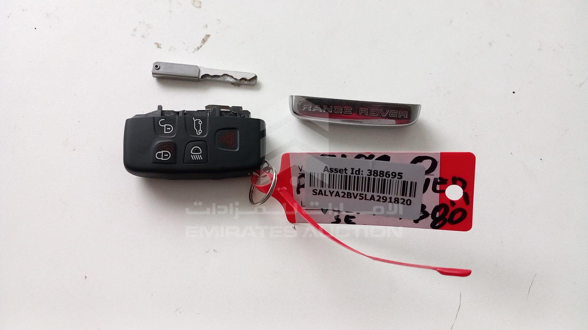 2020 RANGE ROVER VELAR VIN: SALYA2BV5LA291820