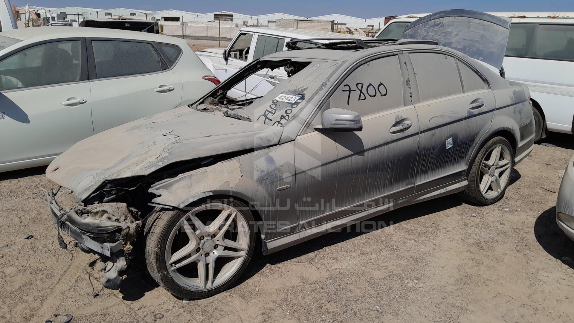 2010 MERCEDES C 250 VIN: WDDGF4HB1AF456040