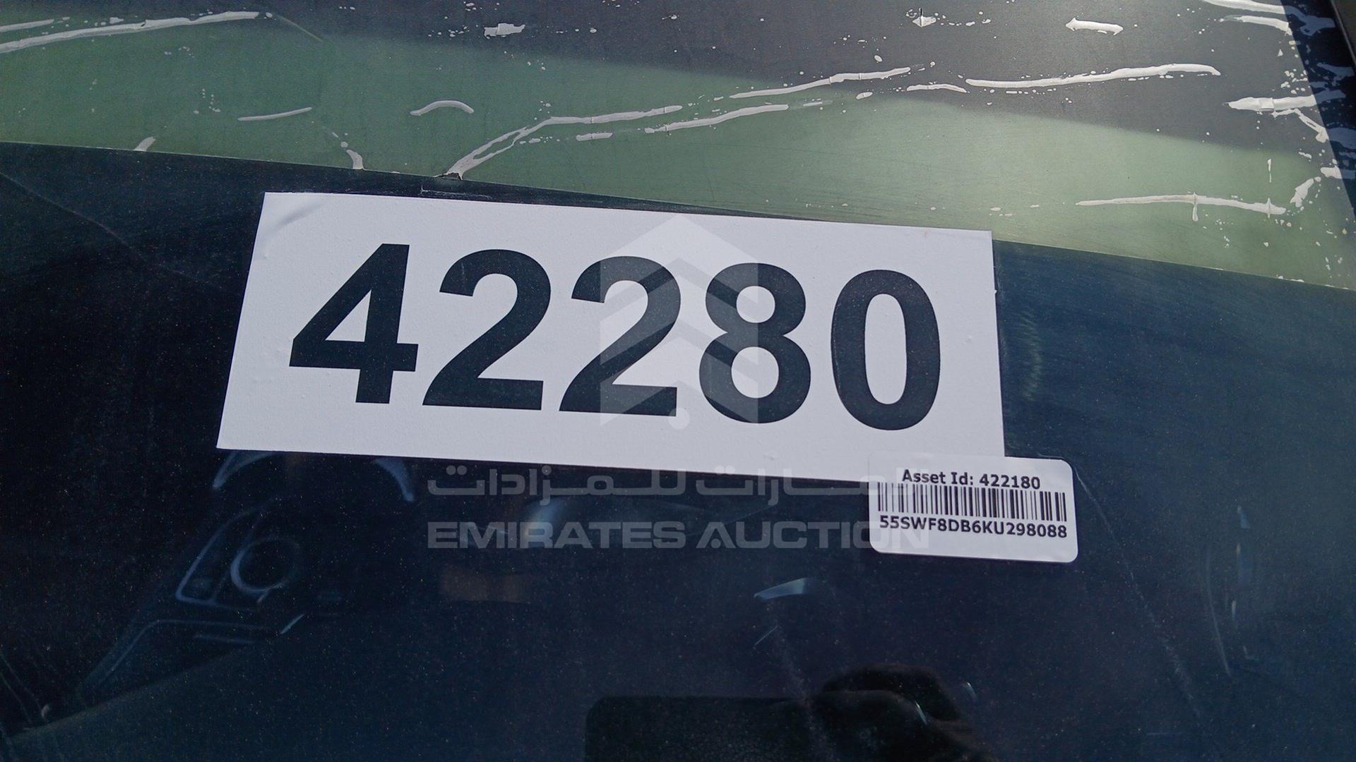 2019 MERCEDES C 300 VIN: 55SWF8DB6KU298088