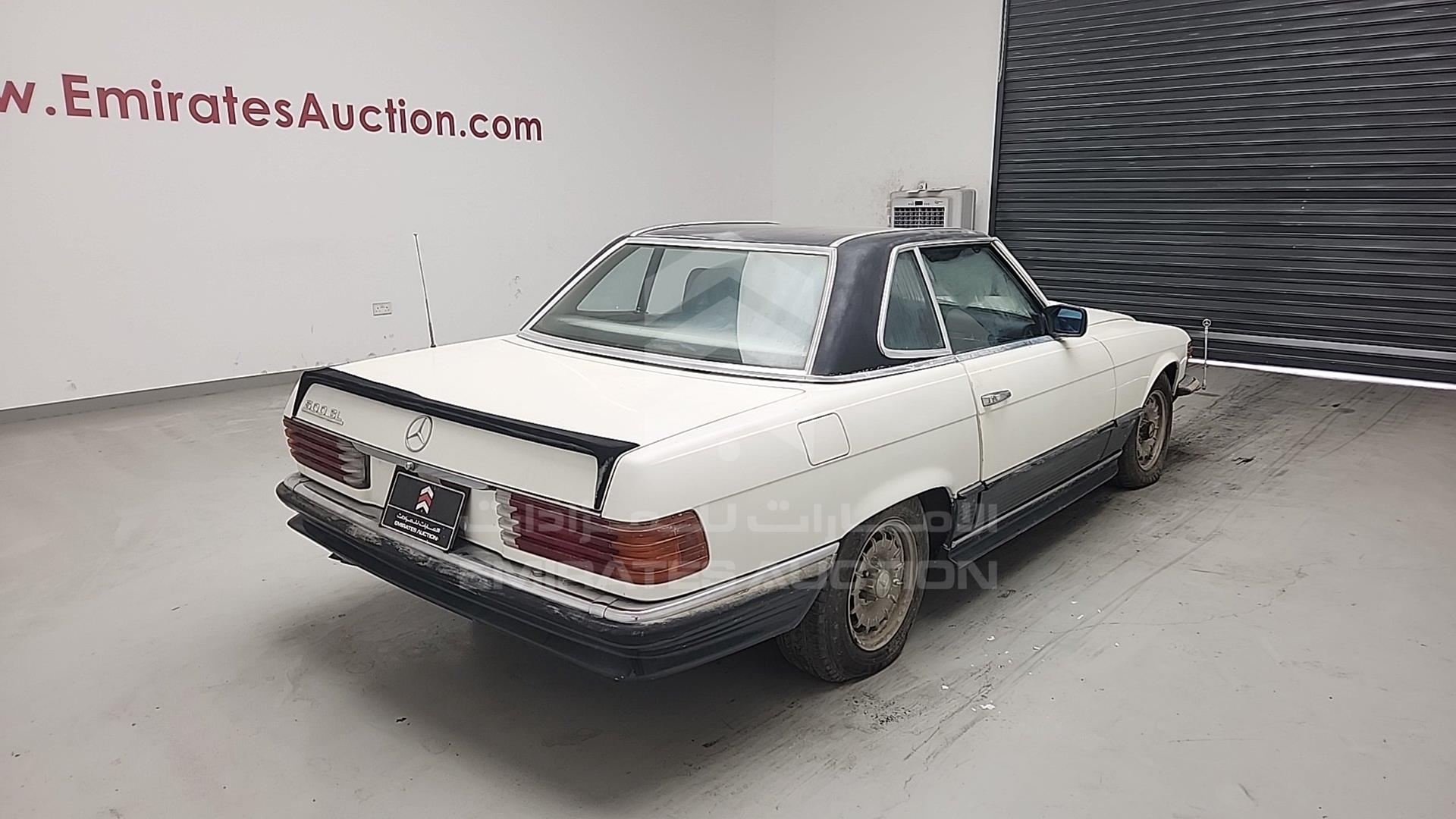 1987 MERCEDES SL 500 VIN: WDB1070461A021554