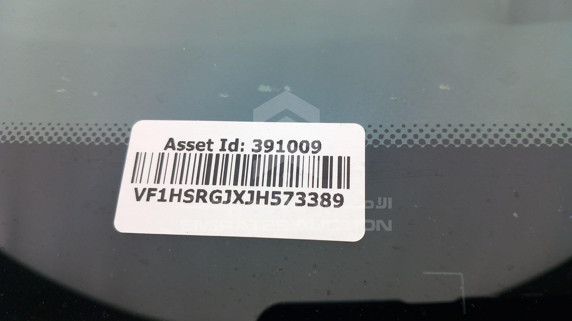 2018 RENAULT DUSTER VIN: VF1HSRGJXJH573389