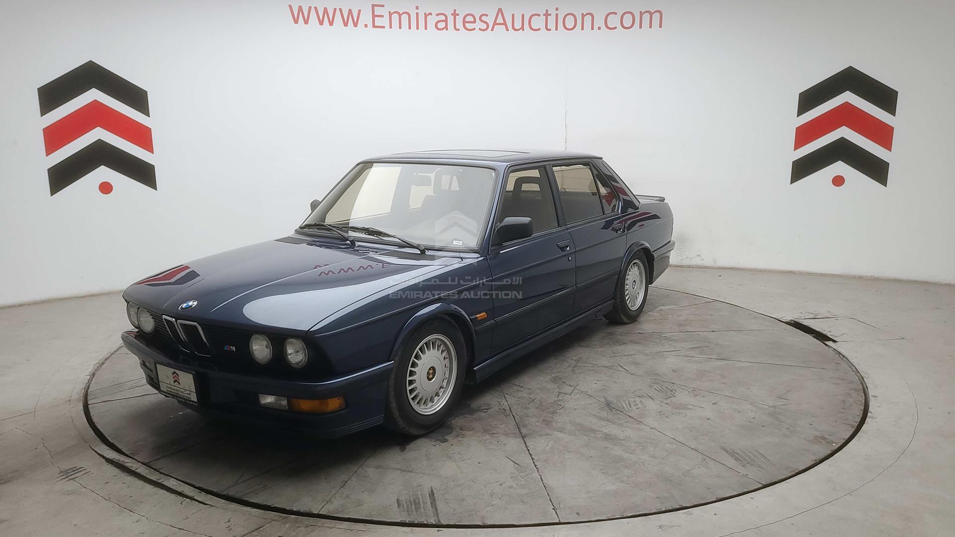 1987 BMW 535 I VIN: WBADC290200981386