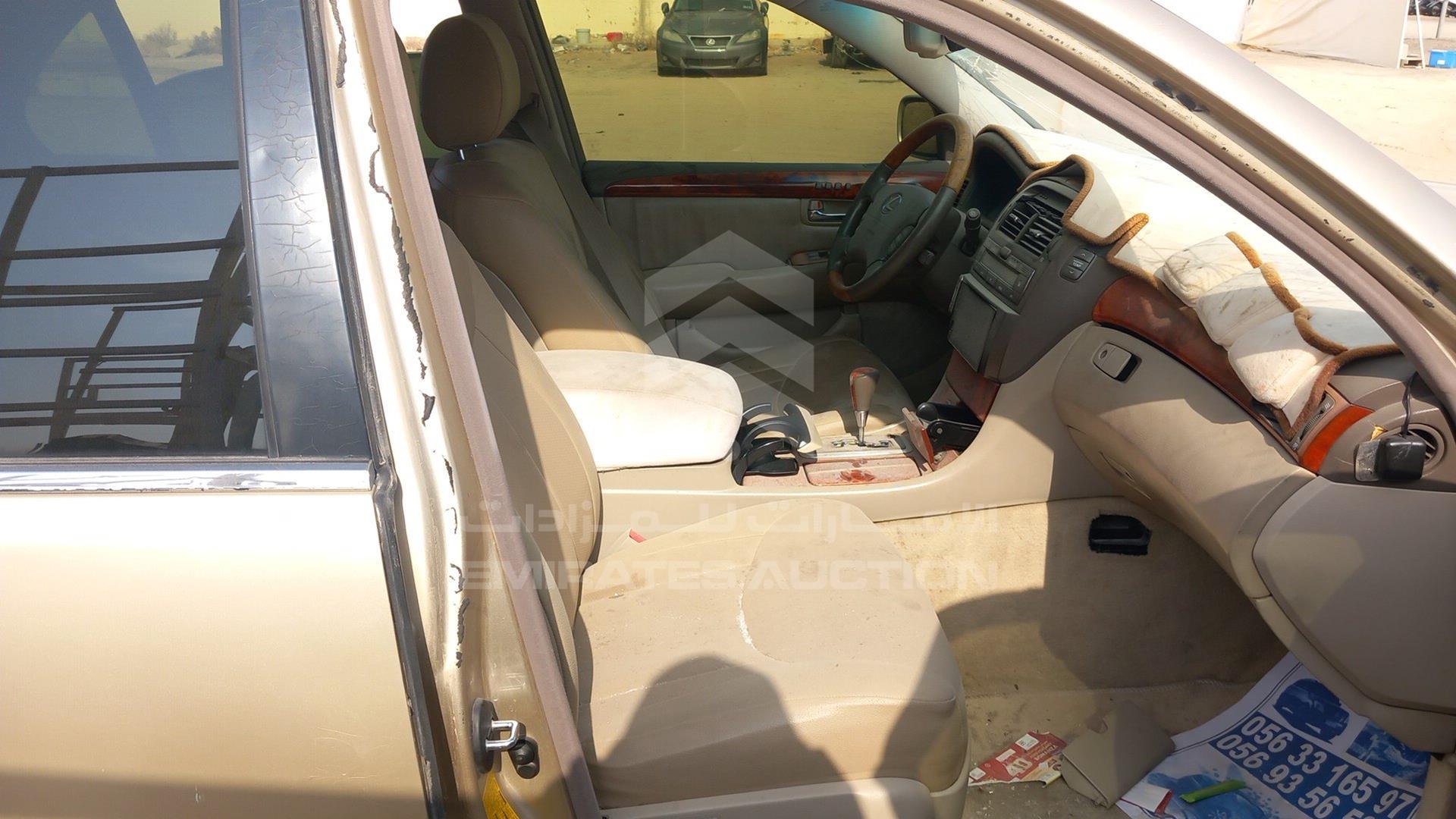 2001 LEXUS LS 430 VIN: JTHBN30F610037909