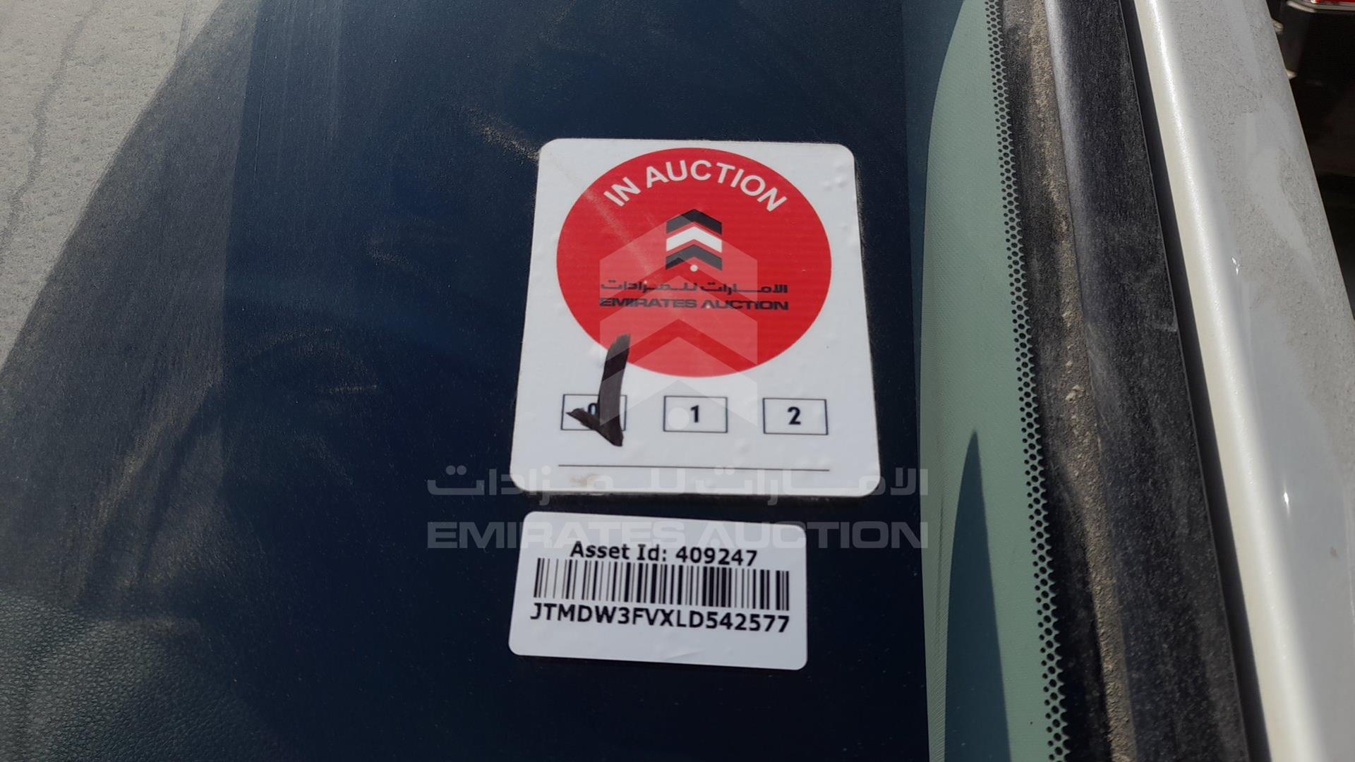 2020 TOYOTA RAV-4 VIN: JTMDW3FVXLD542577