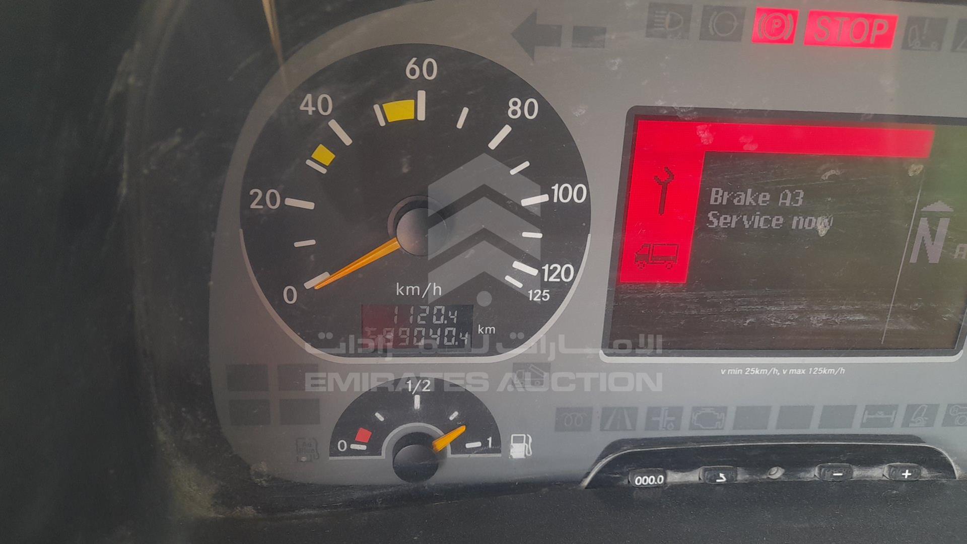 2008 MERCEDES ACTROS VIN: WDAKHCAA18L329393