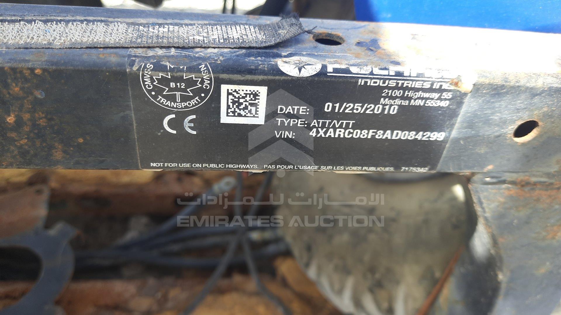 0 SCRAP --- VIN: 4XARC08F8AD084299