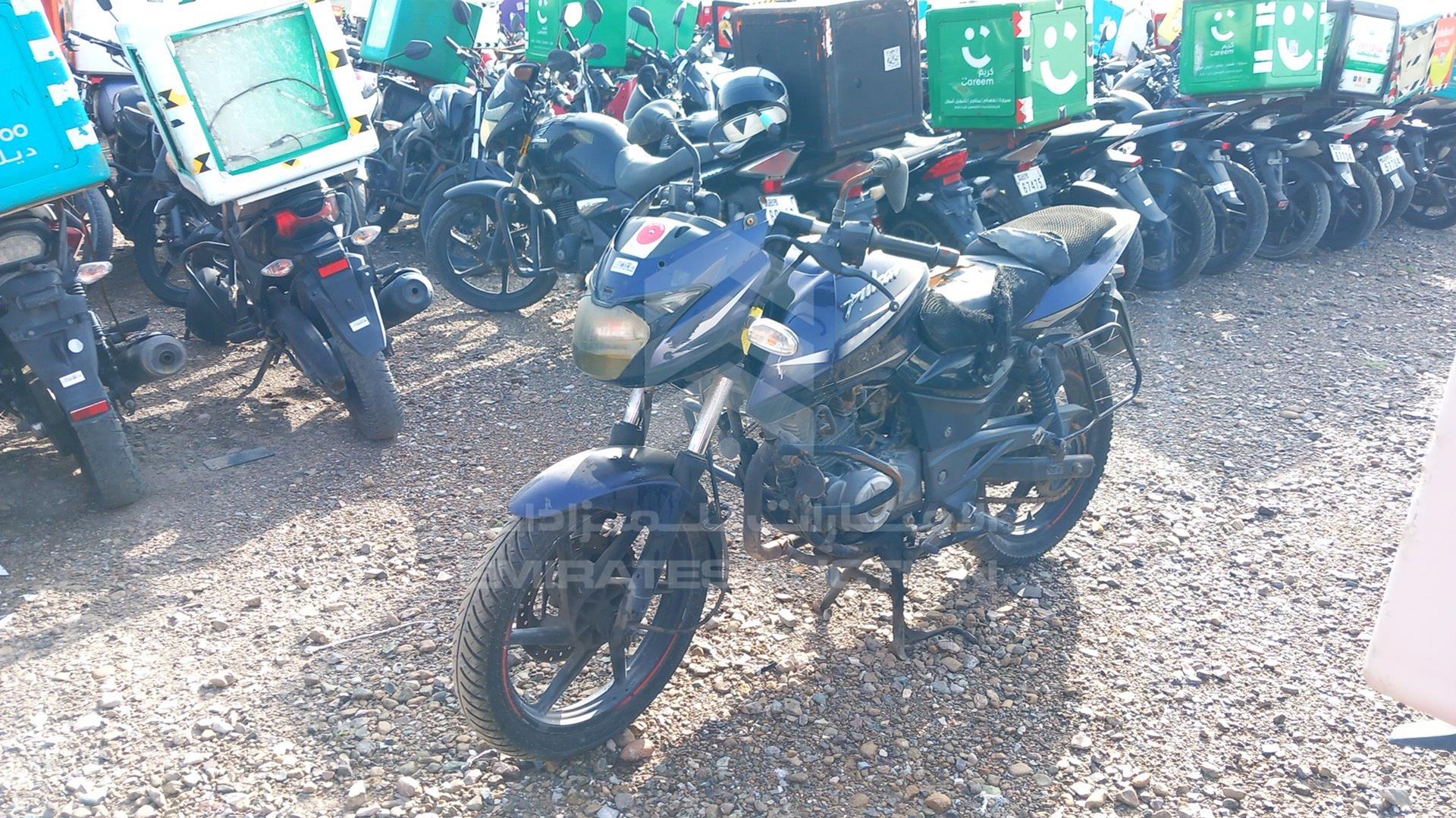 2017 BAJAJ PULSAR 180CC VIN: MD2A12DY8HCF08608