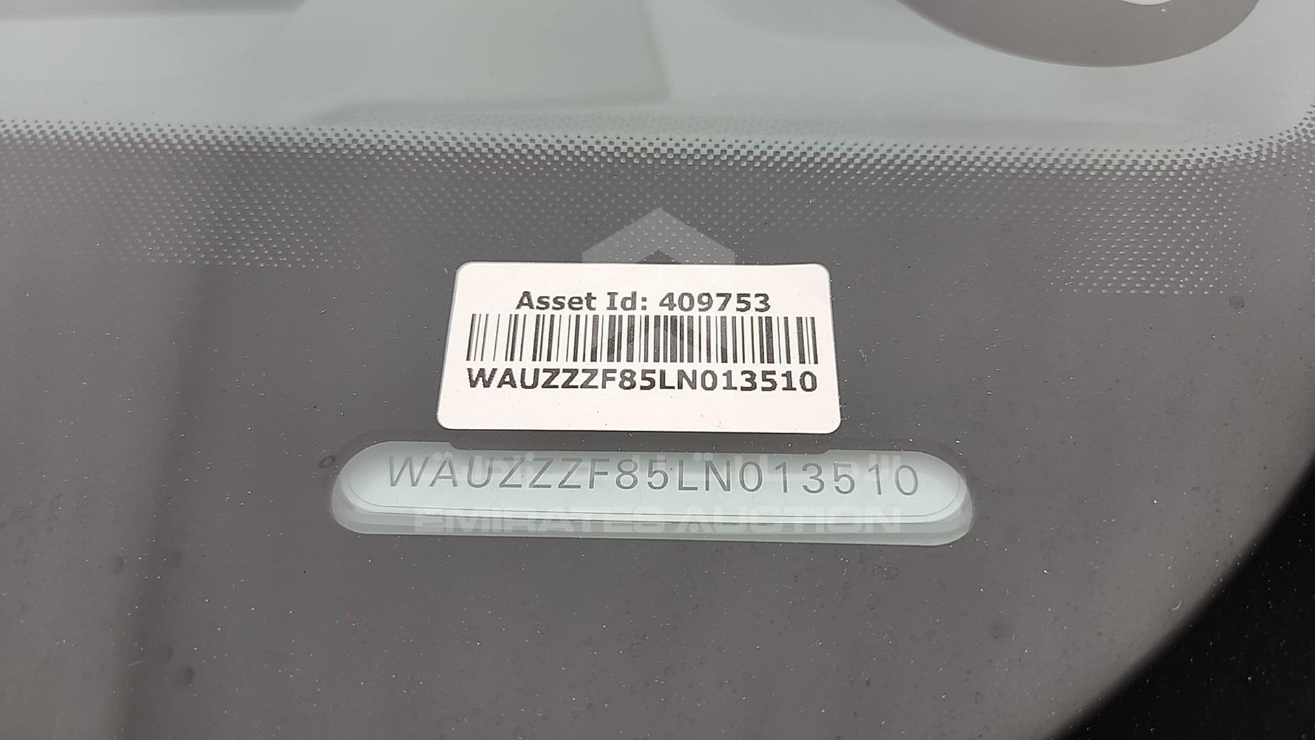 2020 AUDI S8 VIN: WAUZZZF85LN013510