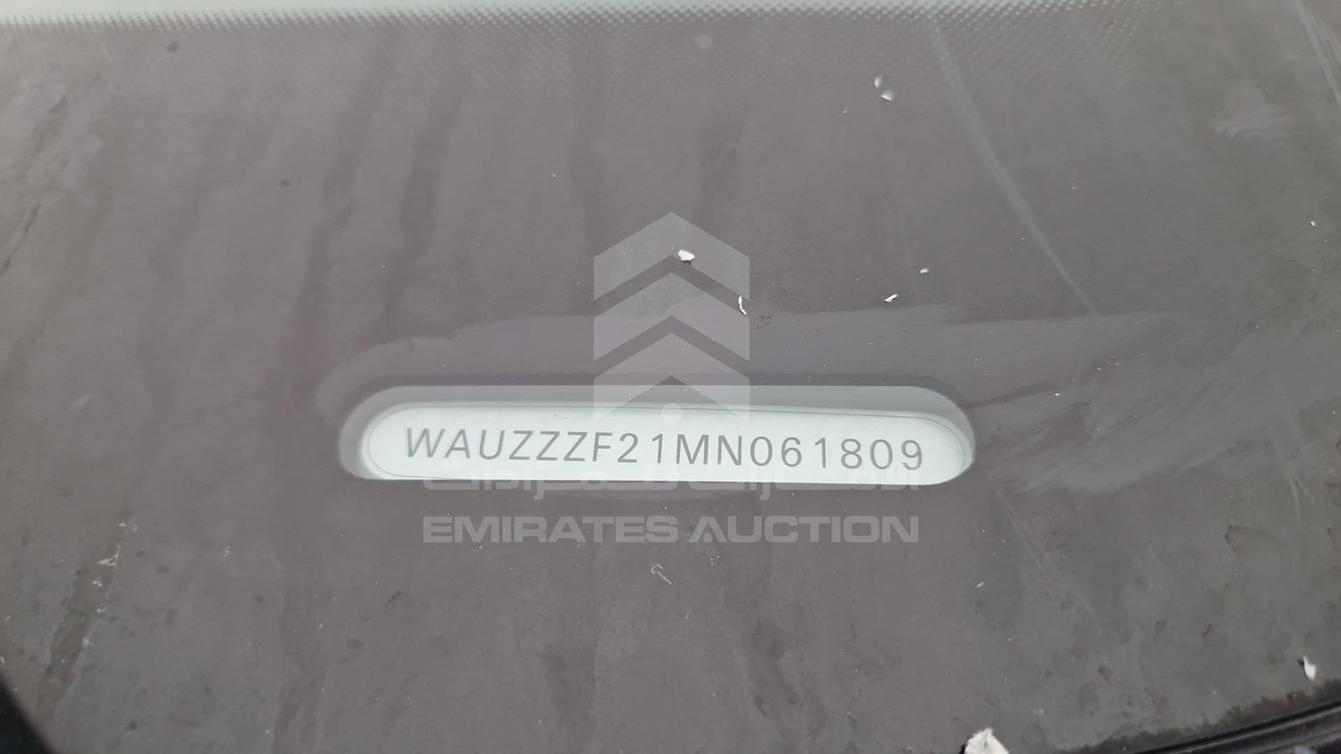 2021 AUDI A6 VIN: WAUZZZF21MN061809