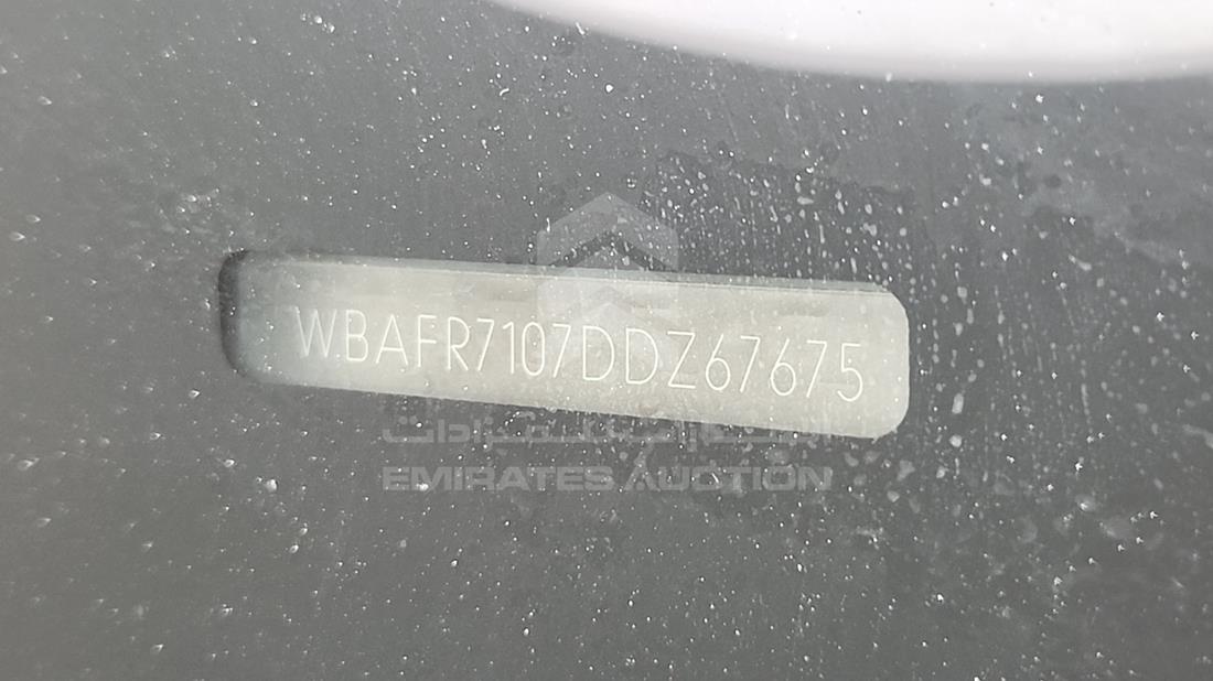 2013 BMW 535 i — VIN on Frame — Photo 5