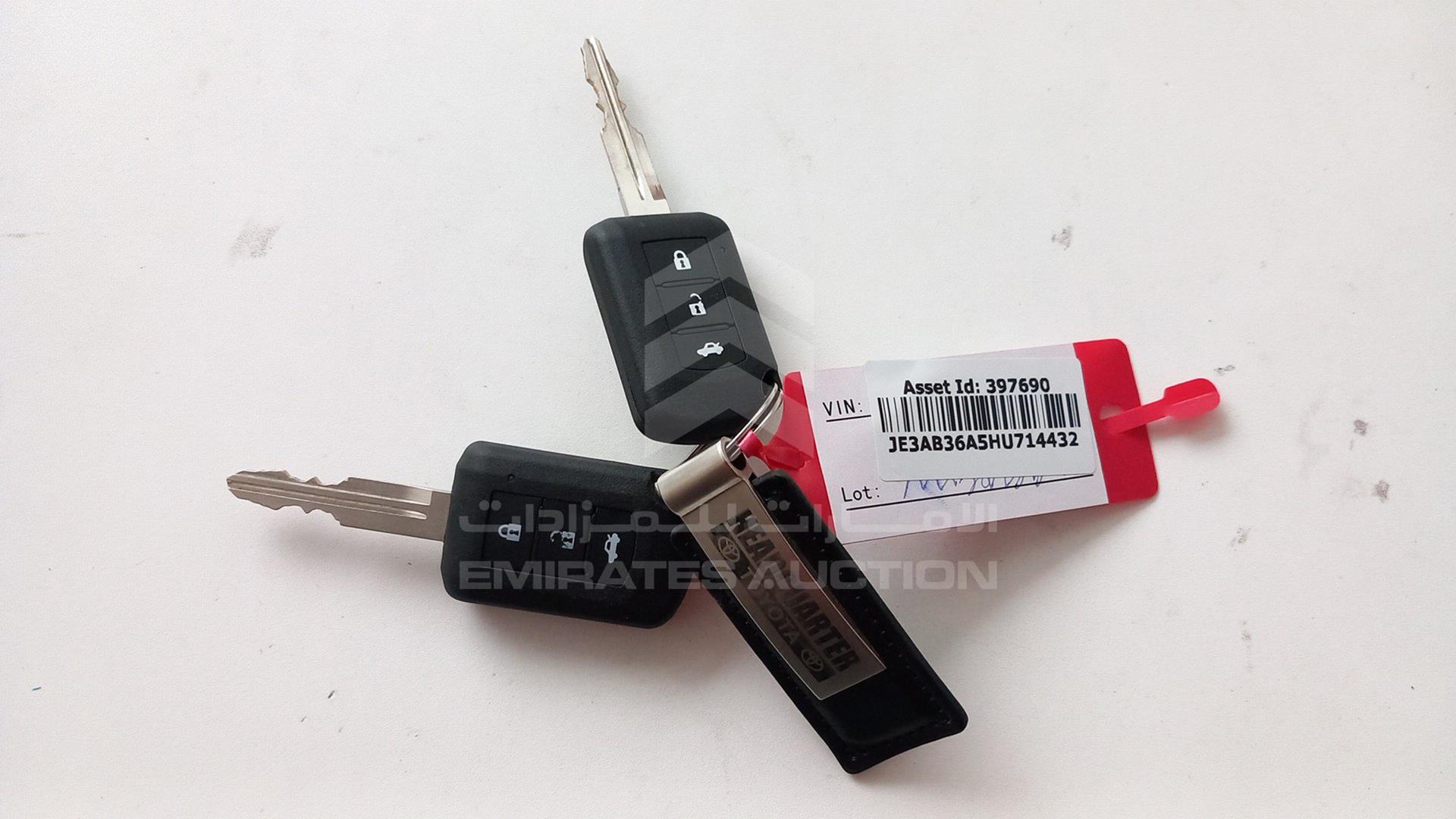 2017 MITSUBISHI LANCER VIN: JE3AB36A5HU714432