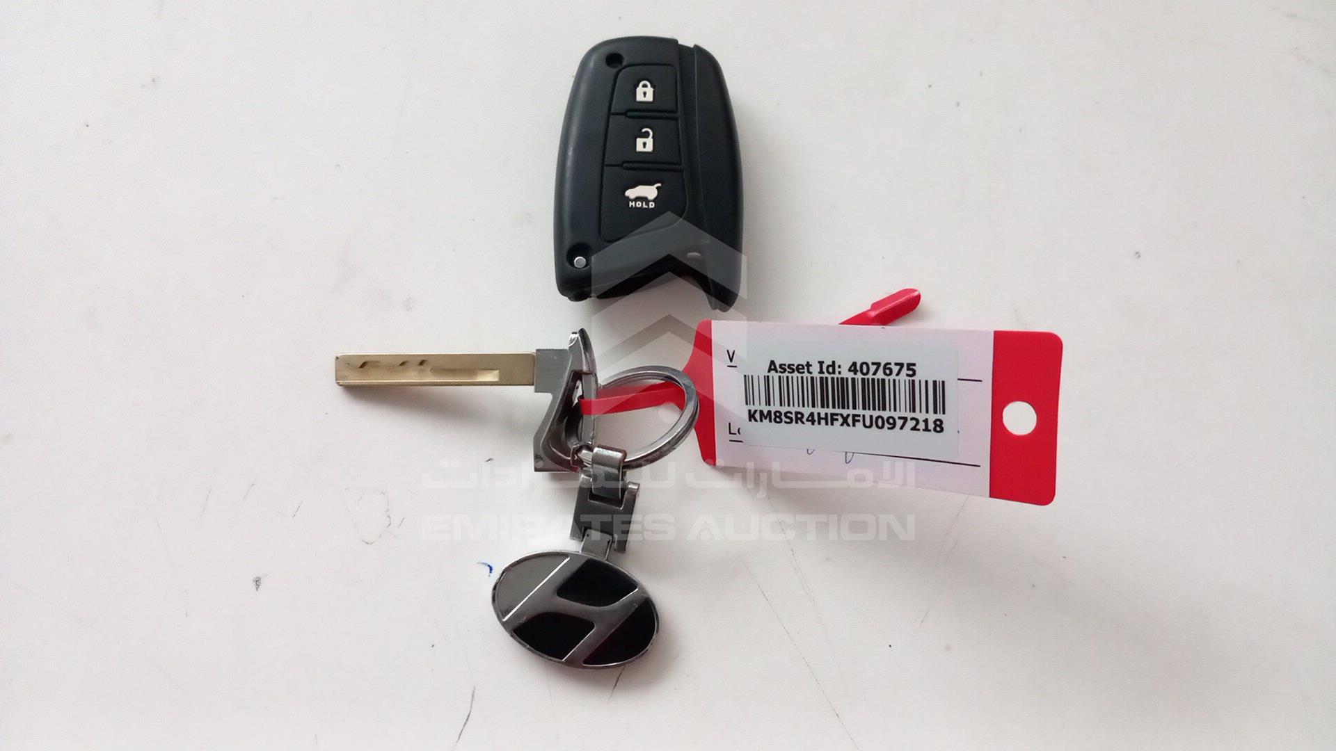 2015 HYUNDAI SANTA FE VIN: KM8SR4HFXFU097218