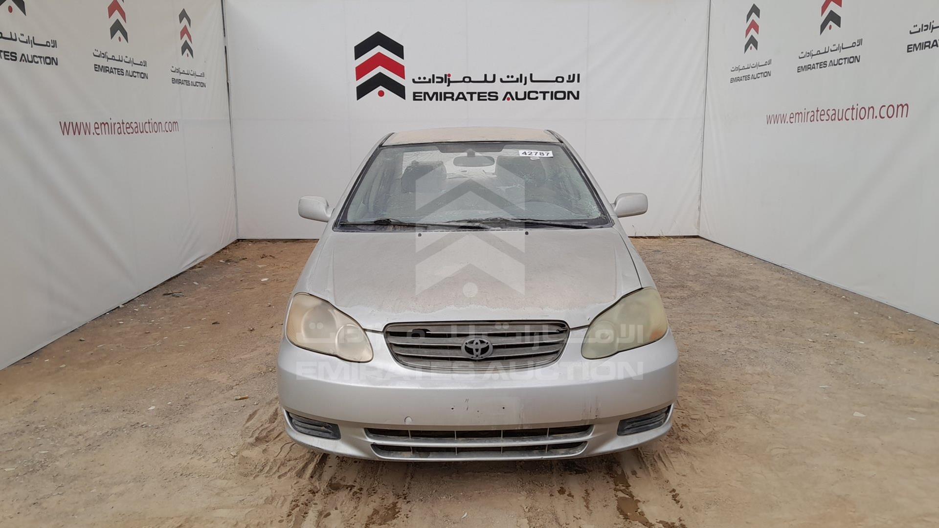 2004 TOYOTA COROLLA VIN: JTDBR38E542030881