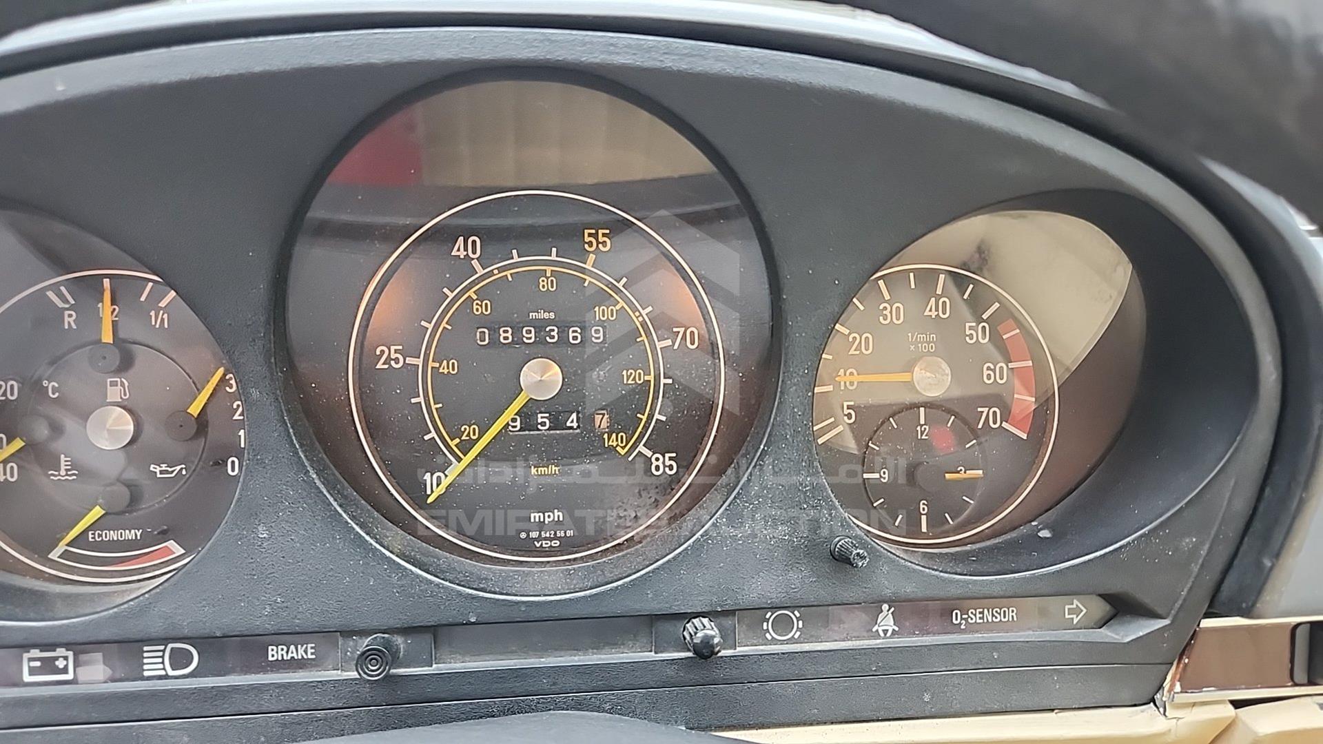 1981 MERCEDES SL 380 VIN: WDBBA45A9BB002284