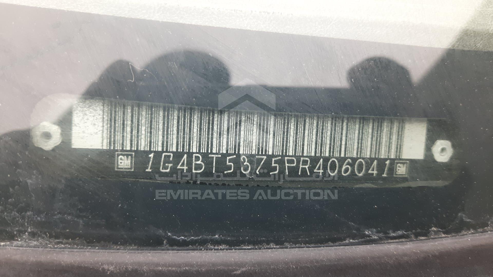 1993 BUICK ROADMASTER VIN: 1G4BT5375PR406041