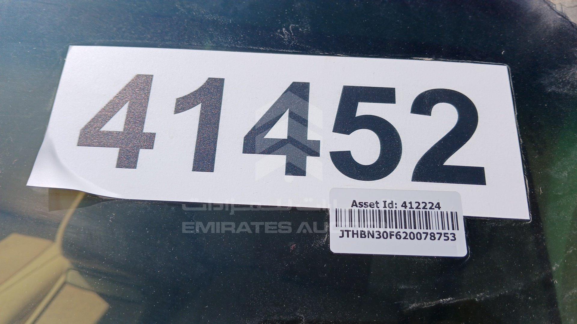 2002 LEXUS LS 430 VIN: JTHBN30F620078753