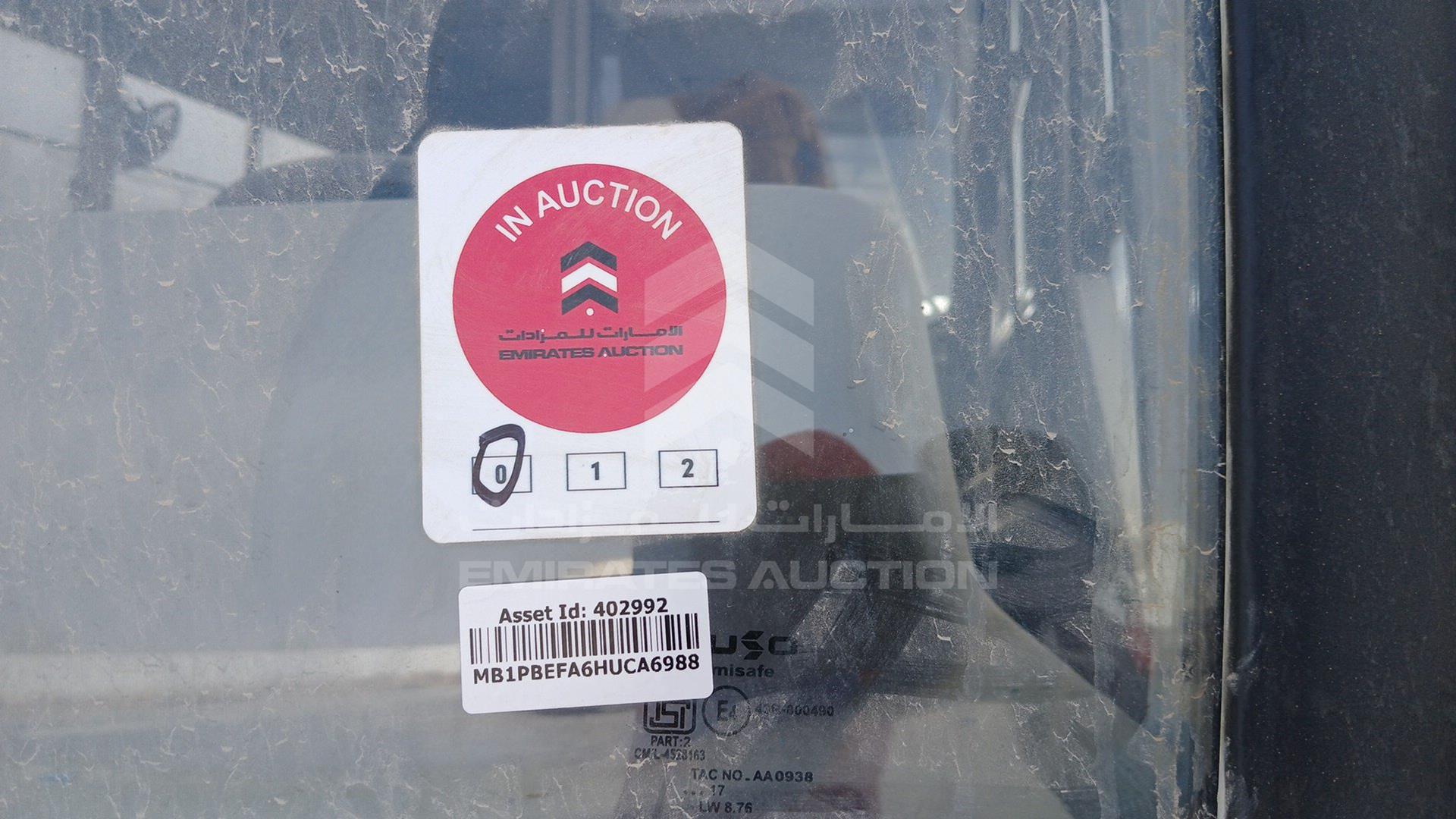 2017 ASHOK LEYLAND FALCON VIN: MB1PBEFA6HUCA6988