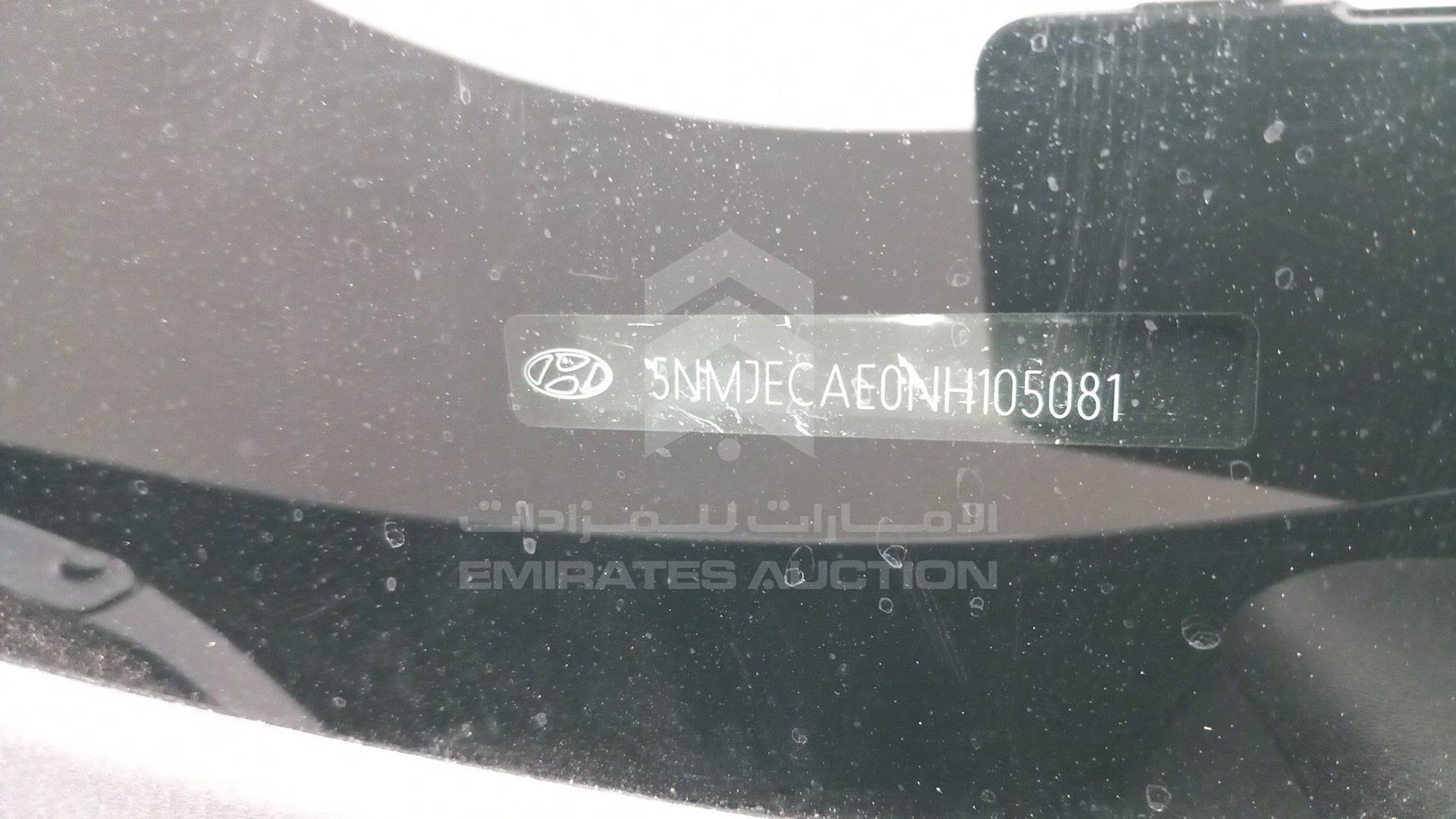 2022 HYUNDAI TUCSON VIN: 5NMJECAE0NH105081