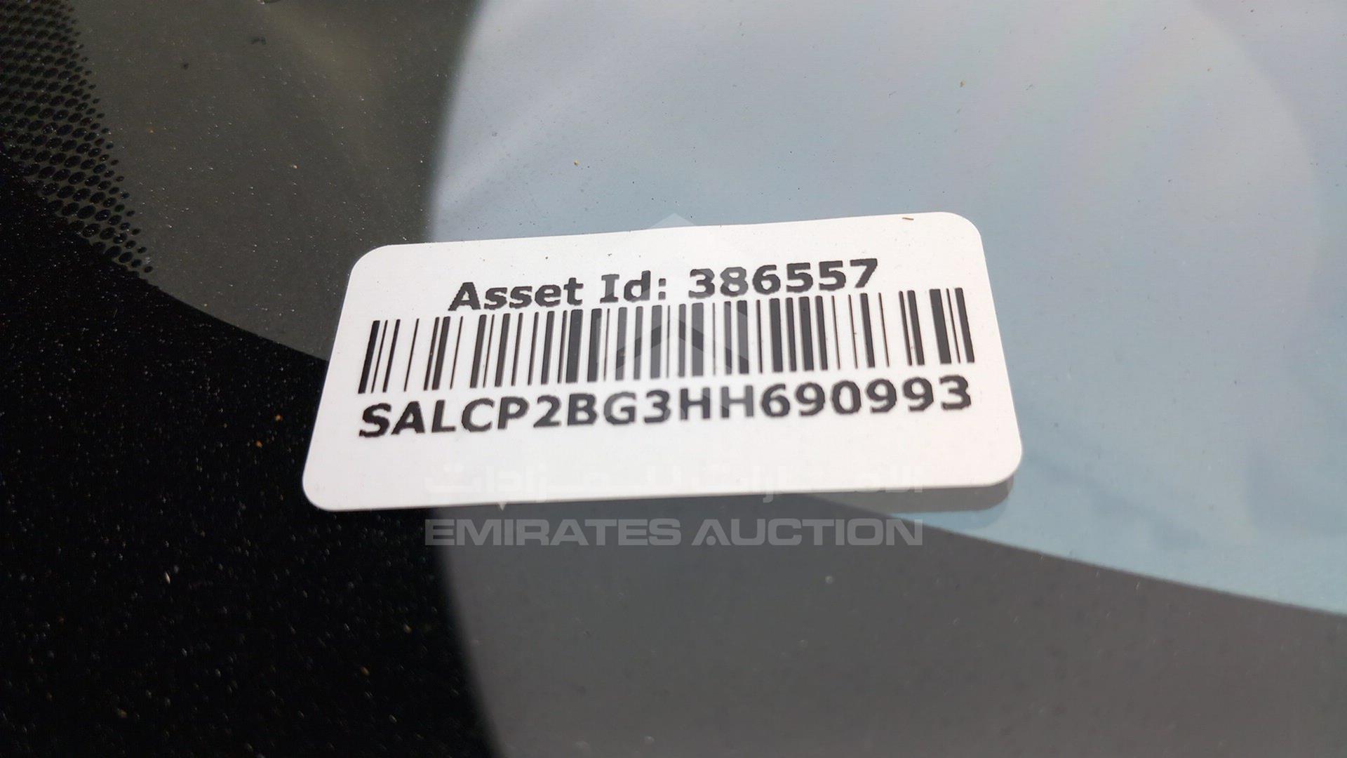 2017 LAND ROVER DISCOVERY VIN: SALCP2BG3HH690993