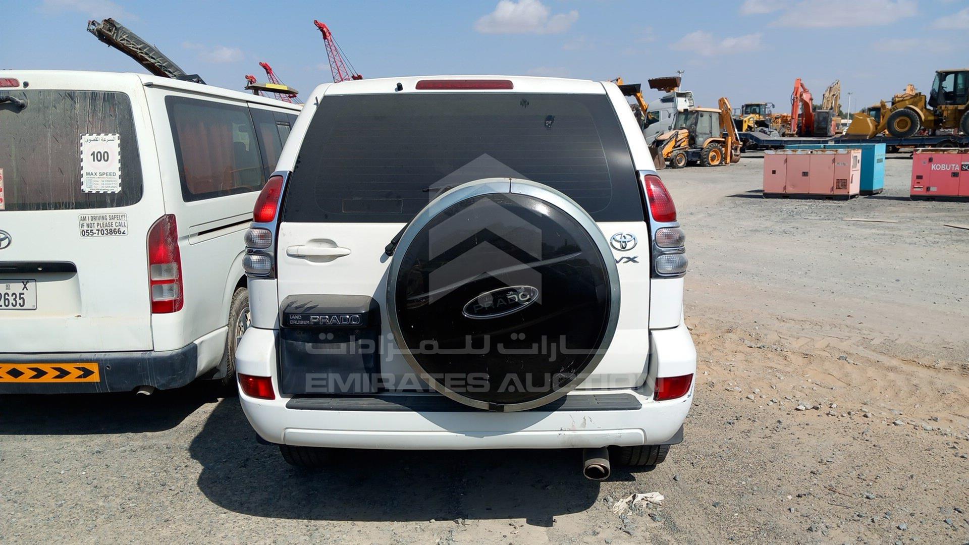 2008 TOYOTA PRADO VIN: JTEBU25J585119571