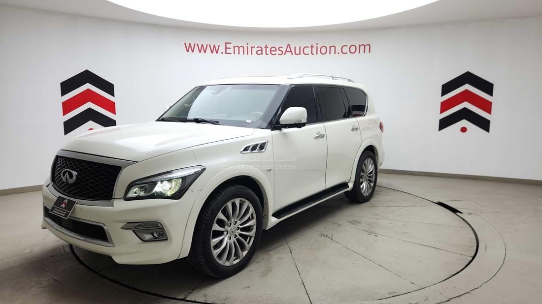 2015 Infiniti QX 80 — Front Left Angle — Photo 8