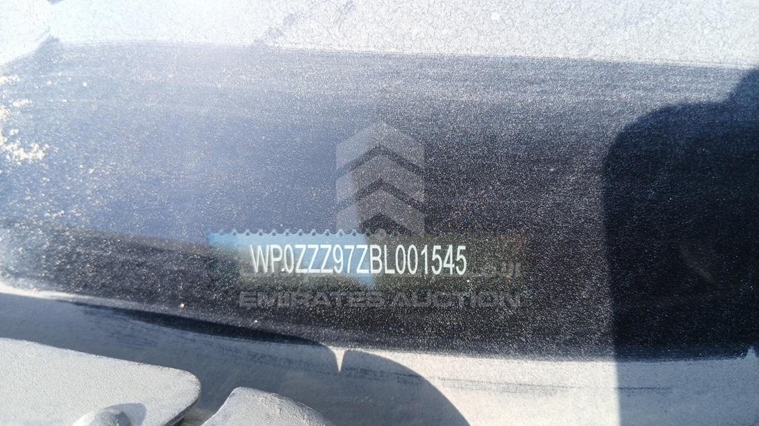 2011 Porsche Panamera - Scrap without document — VIN on Frame — Photo 2