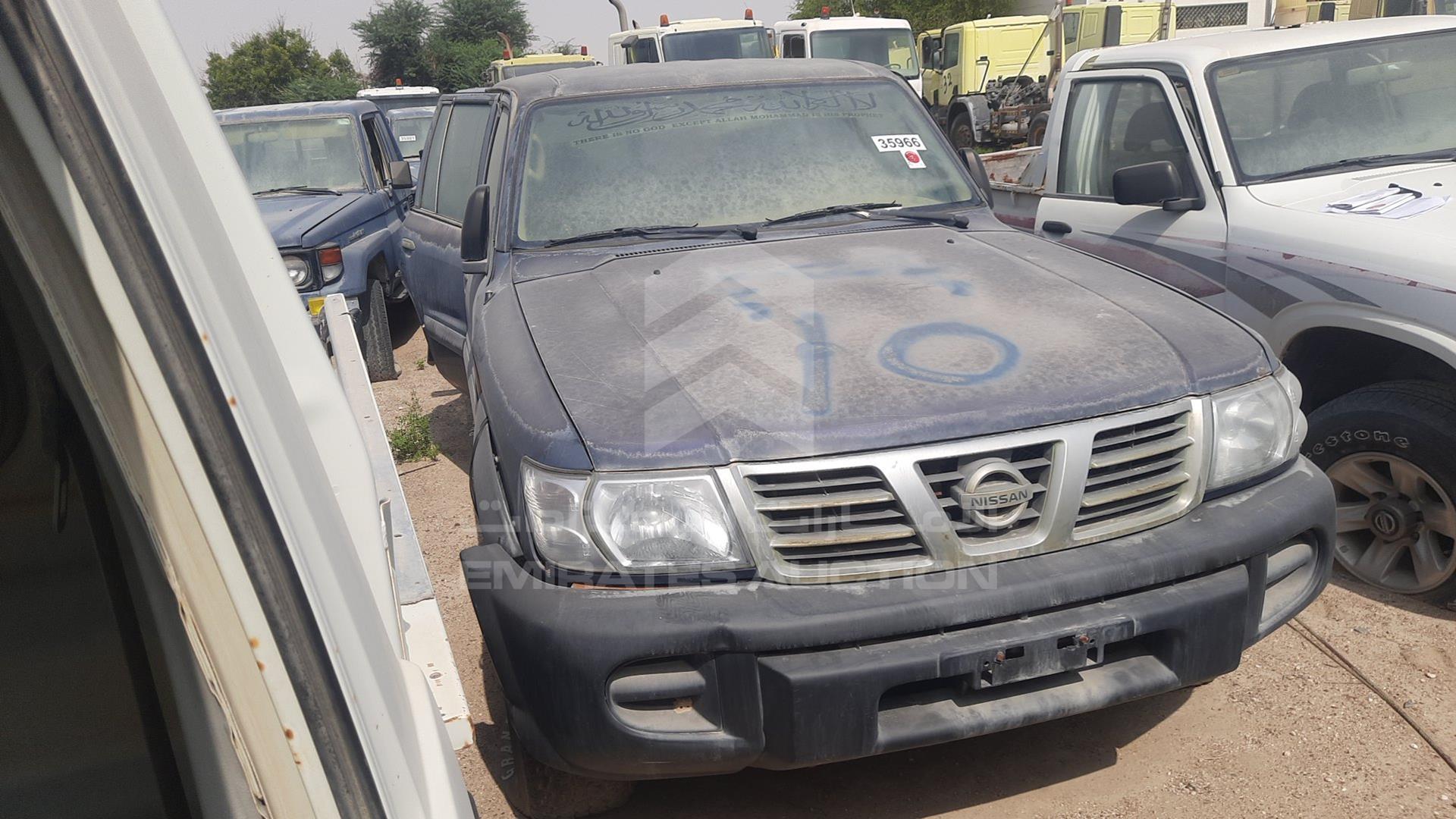 2002 NISSAN PATROL VIN: JN6CY11Y62X445074
