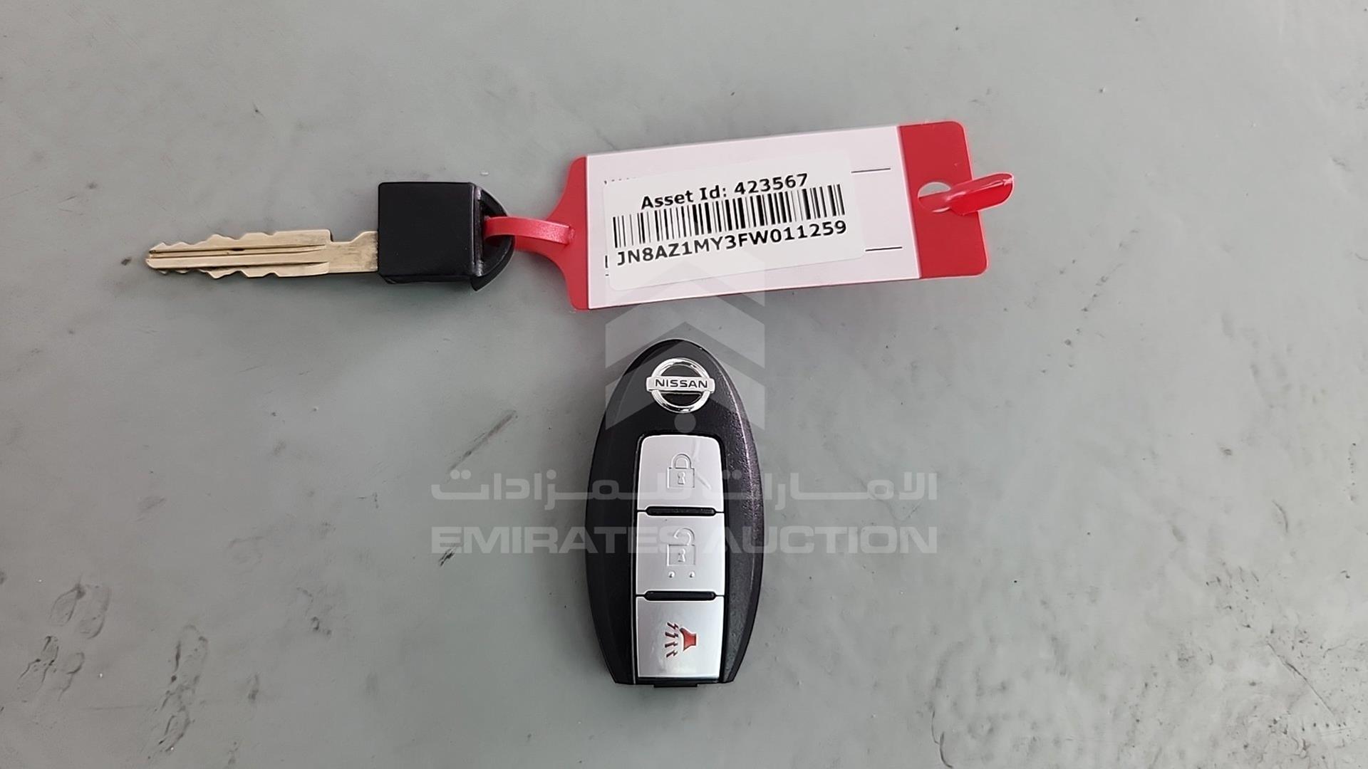 2015 NISSAN MURANO VIN: JN8AZ1MY3FW011259