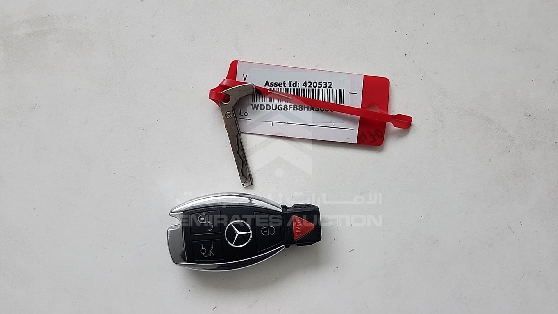 2017 MERCEDES S 550 VIN: WDDUG8FB8HA308873