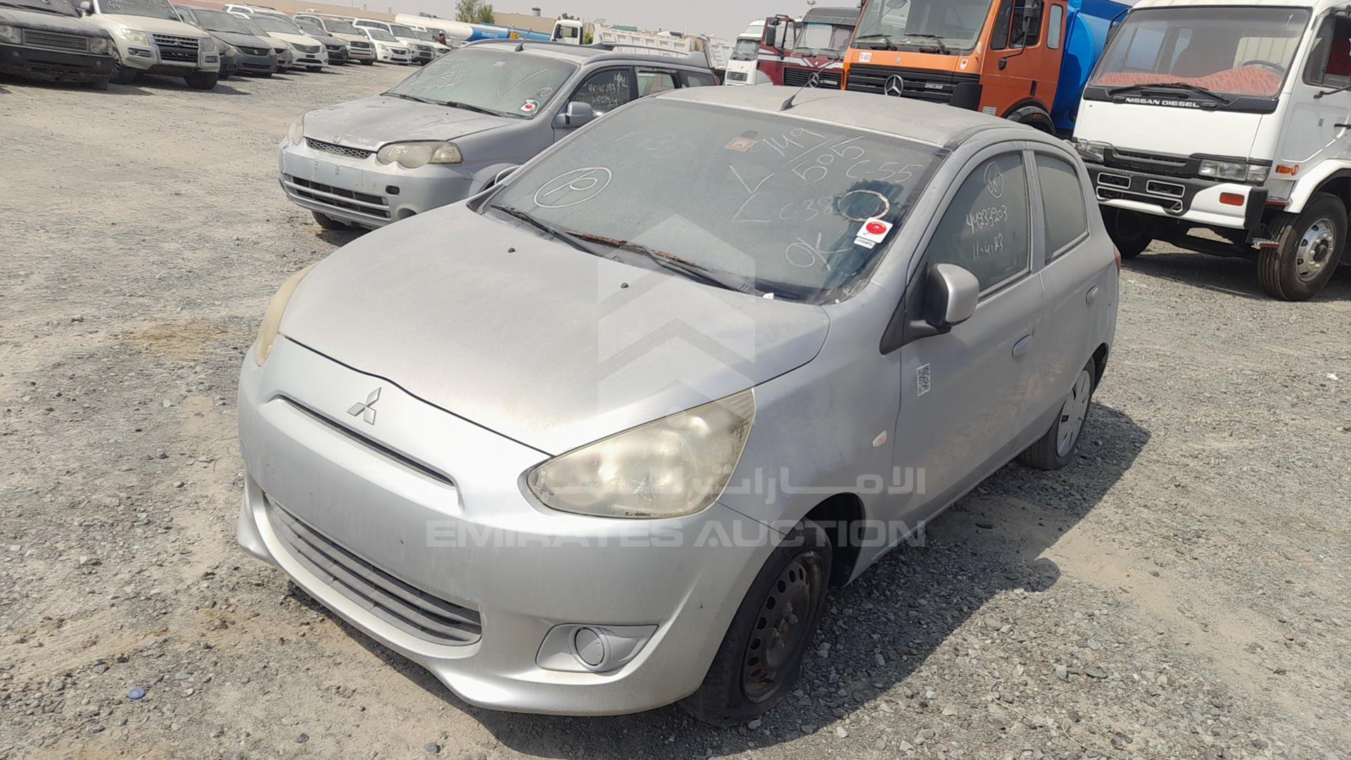 2014 MITSUBISHI MIRAGE VIN: MMBXTA03AEH024356