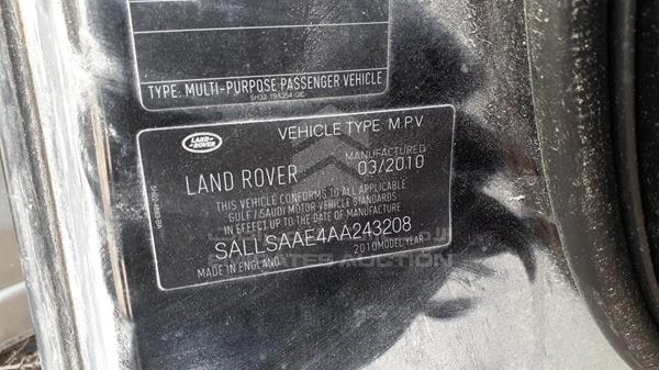 Range Rover Sport 2010 SALLSAAE4AA243208 Image 2
