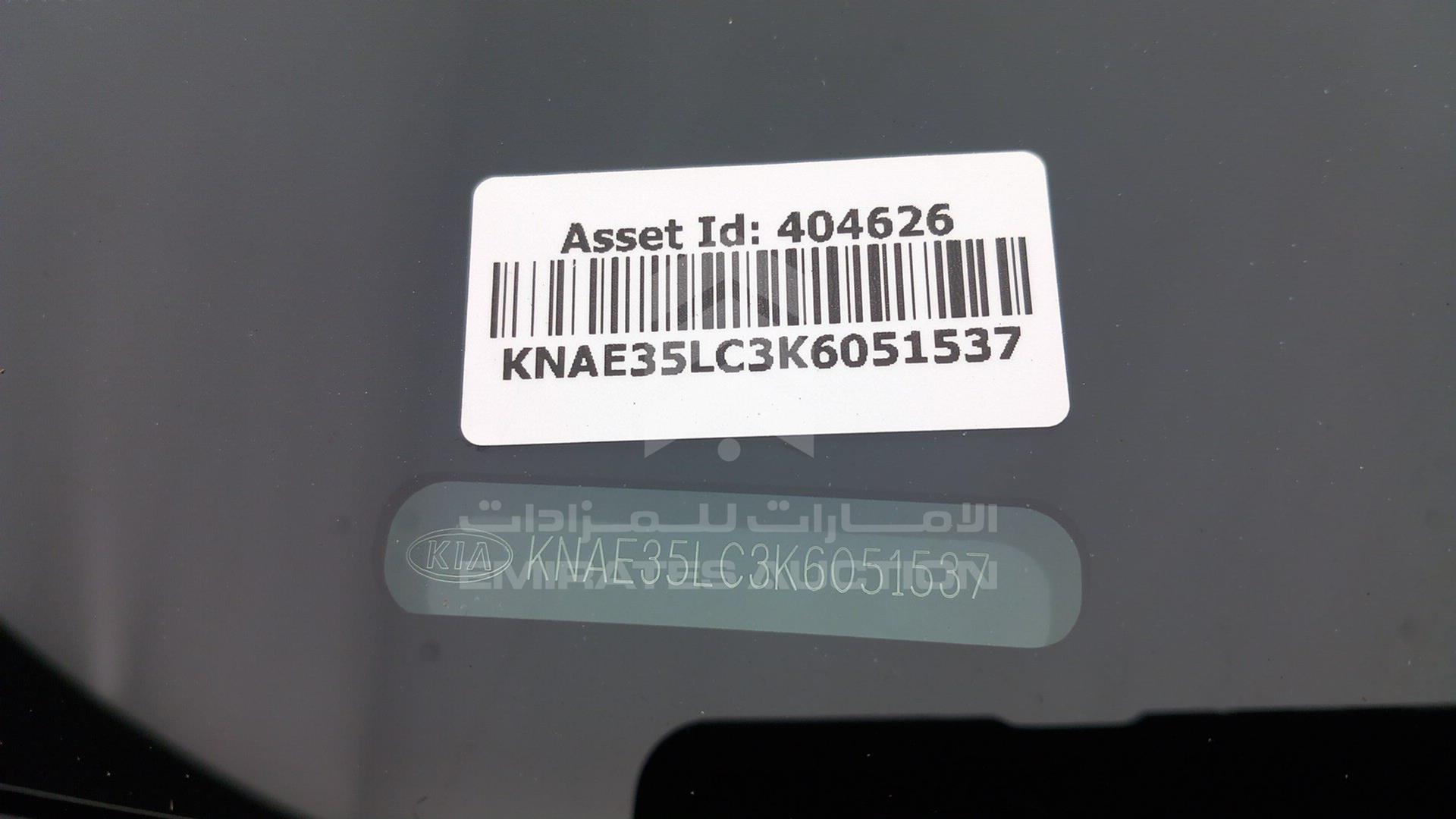 2019 KIA STINGER VIN: KNAE35LC3K6051537