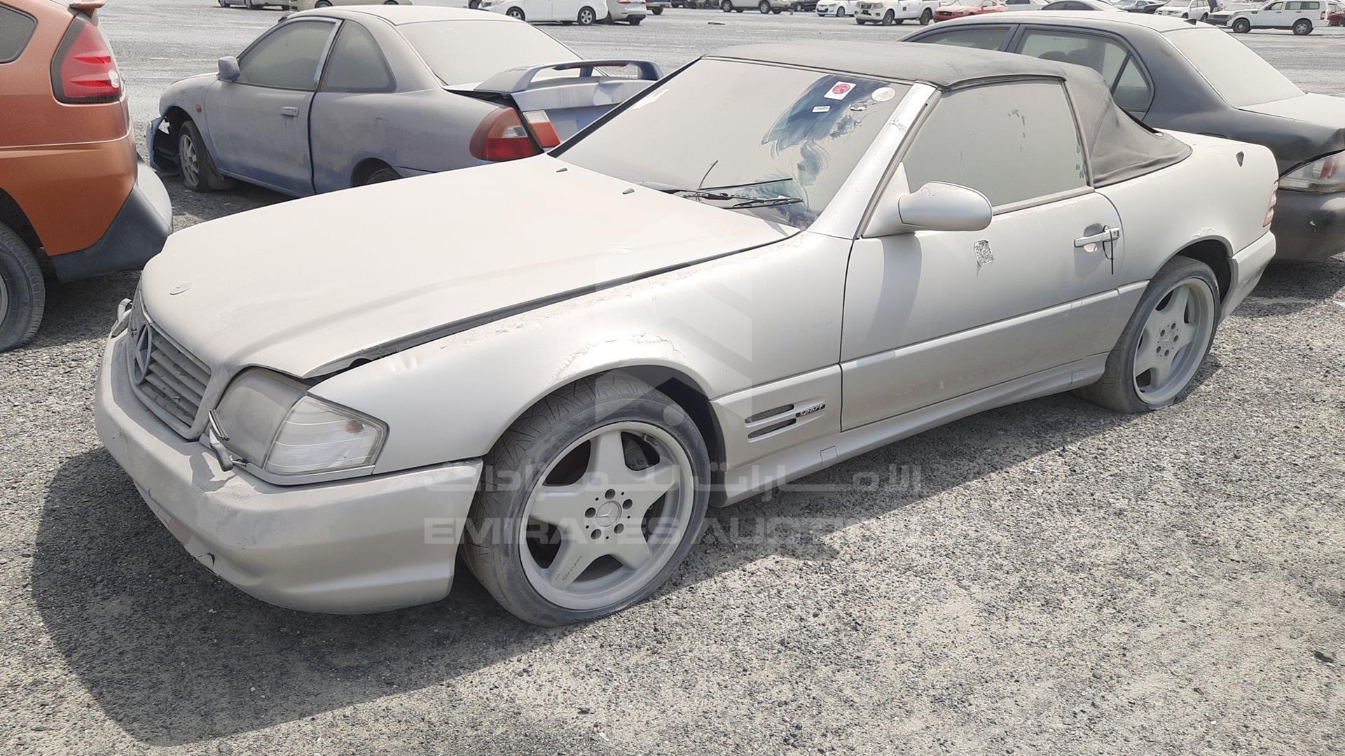 2001 MERCEDES SL 500 VIN: WDBFA68F61F197062