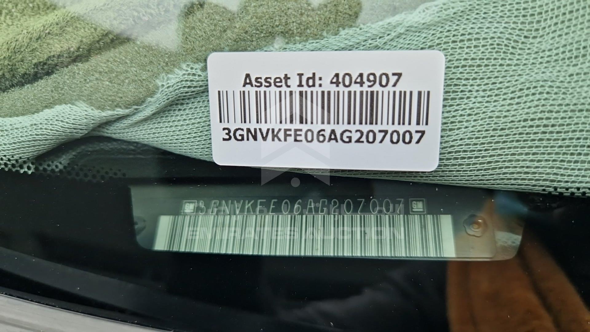 2010 CHEVROLET AVALANCHE VIN: 3GNVKFE06AG207007
