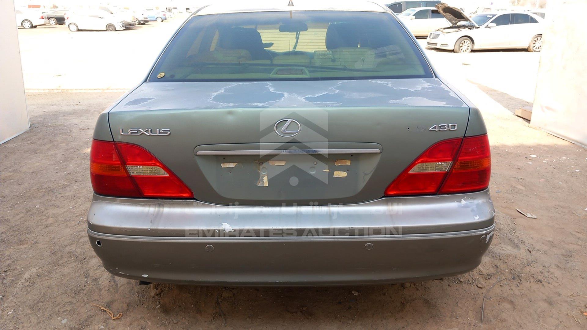 2001 LEXUS LS 430 VIN: JTHBN30FX00017337