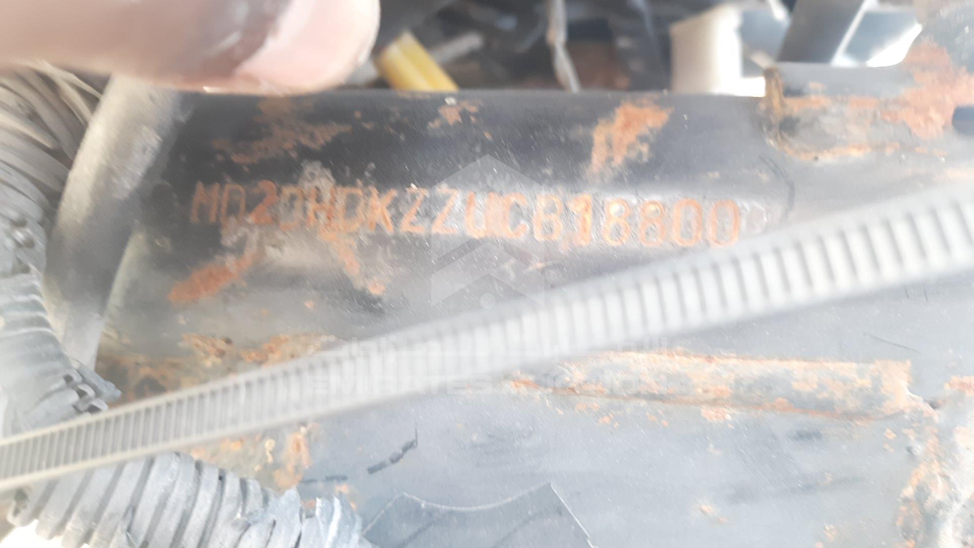 2011 BAJAJ PULSAR VIN: MD2DHDKZZUCB18800