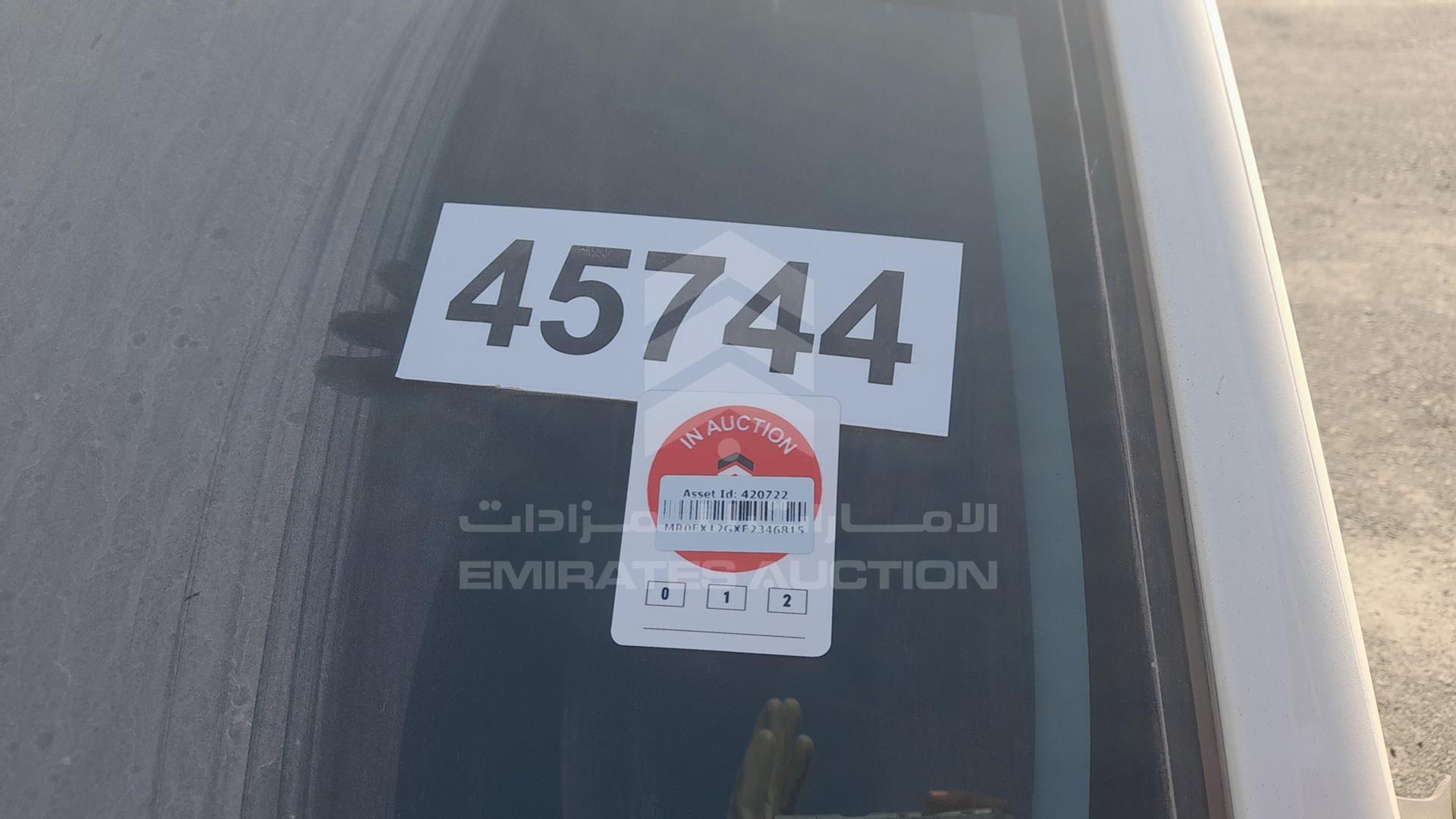 2014 TOYOTA HILUX VIN: MR0EX12GXE2346815