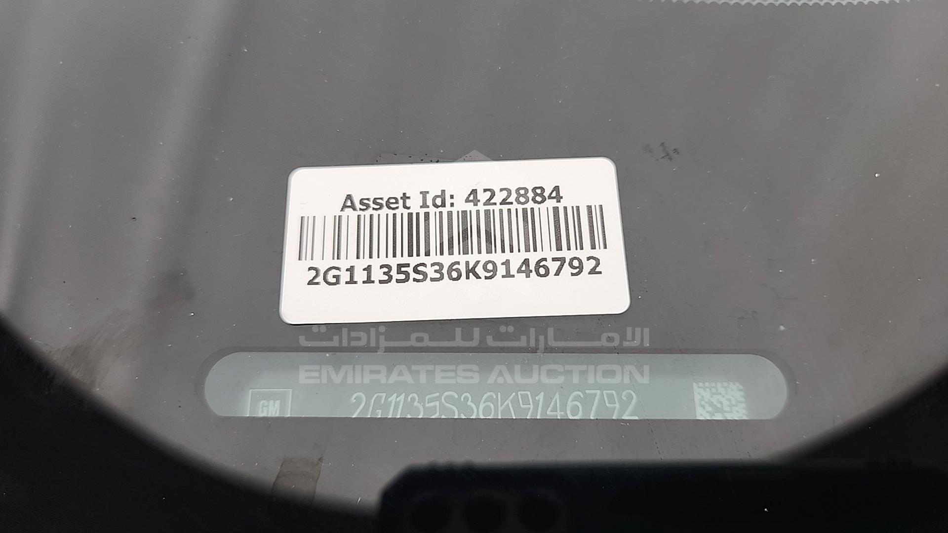 2019 CHEVROLET IMPALA VIN: 2G1135S36K9146792
