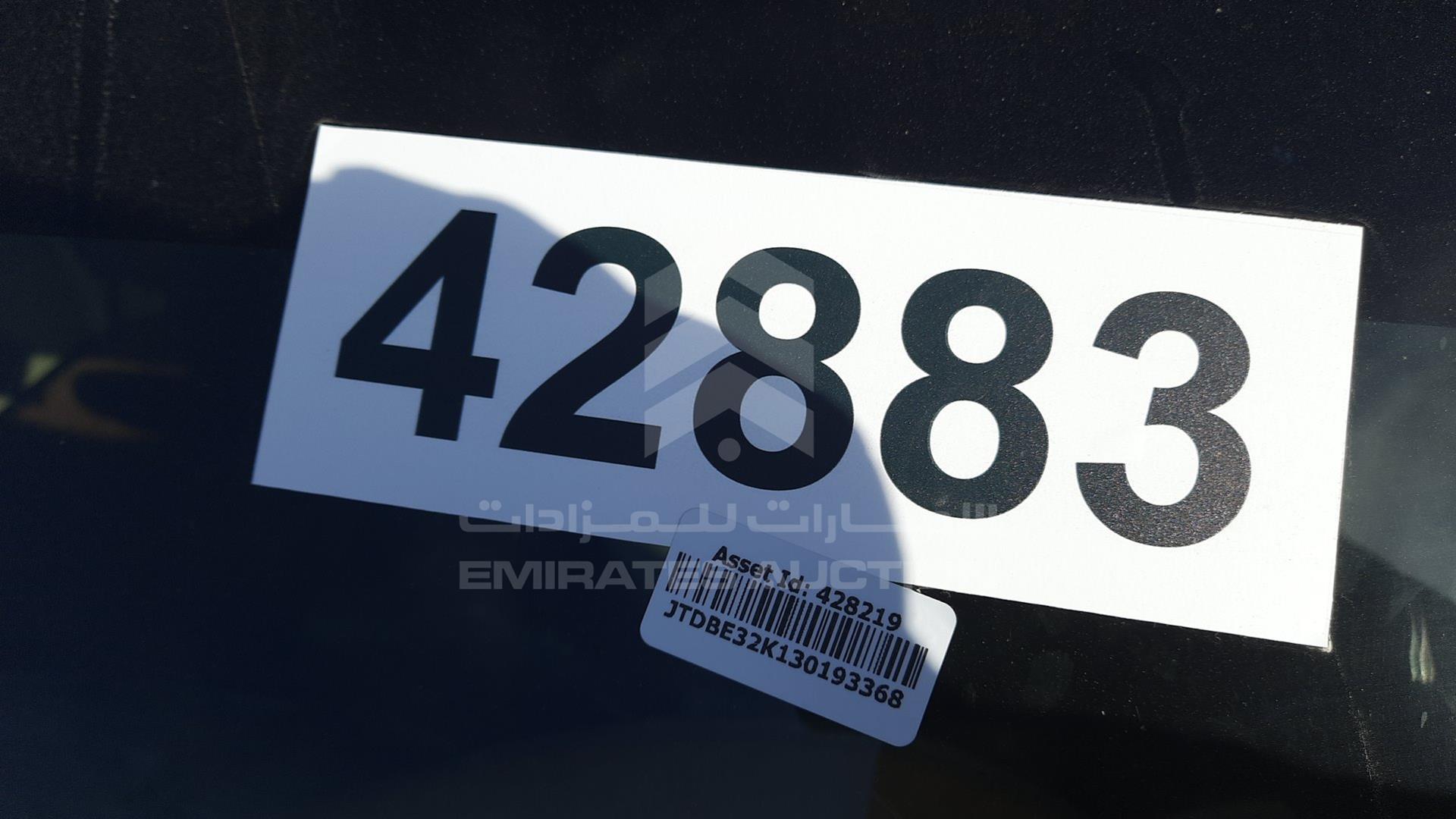 2003 TOYOTA CAMRY VIN: JTDBE32K130193368