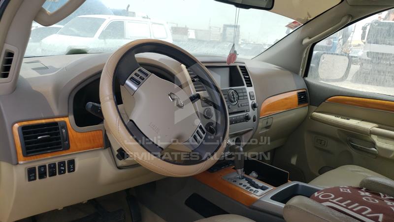 5N3AA08C89N903631 Auction: EmiratesAuction Lot: 405236 5N3AA08C89N903631 Infiniti QX56 2009 MAROON Photo 10