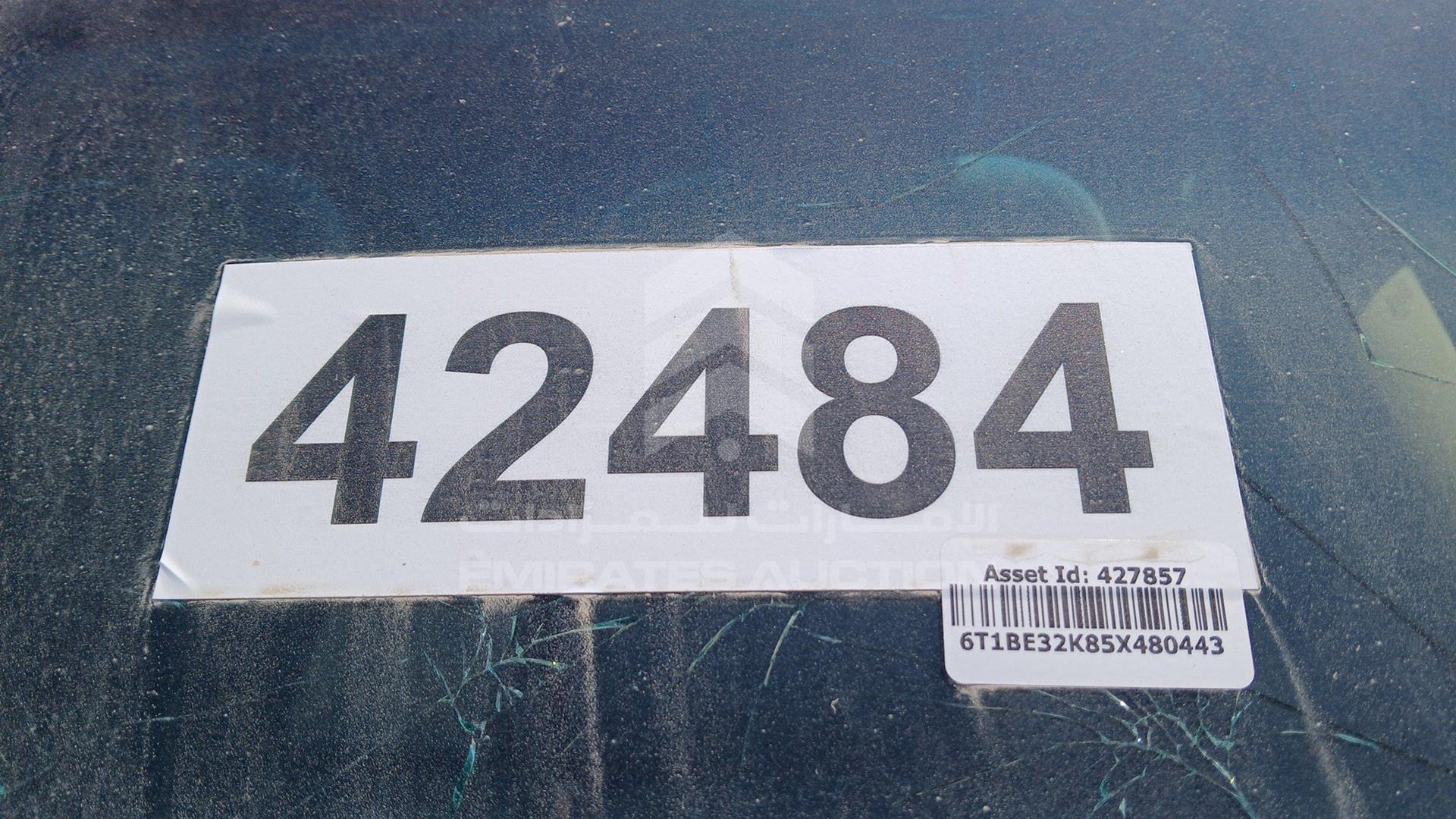 2005 TOYOTA CAMRY VIN: 6T1BE32K85X480443